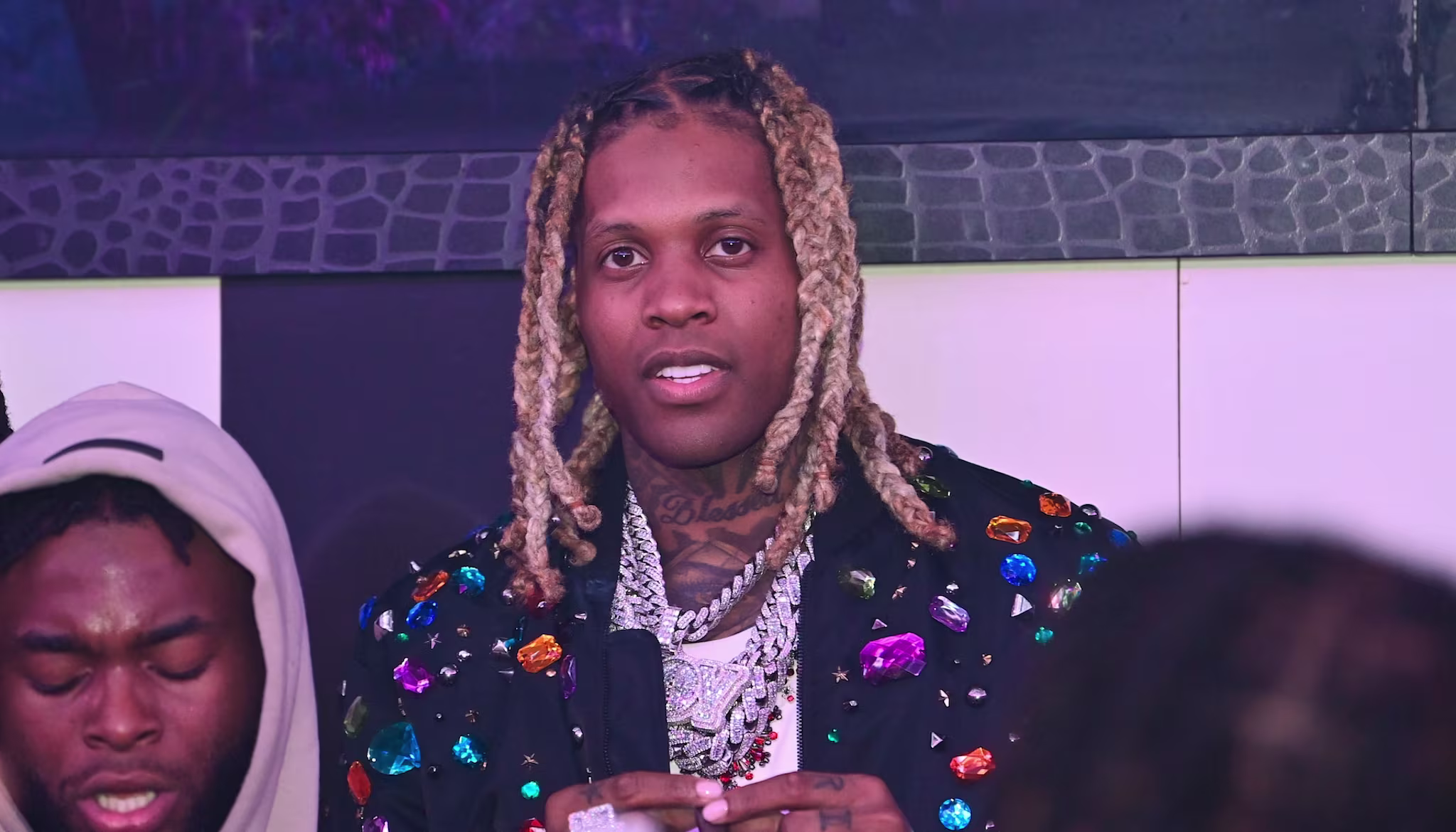 ATLANTA, GA - APRIL 20: Lil Durk attends Lil Durk Concert after party at Gold Room on April 20, 2022 in Atlanta, Georgia.