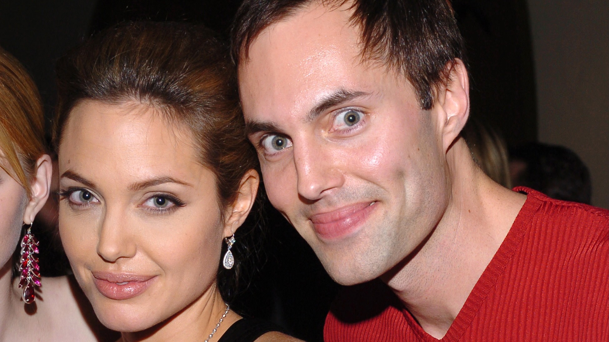 (L-R) Angelina Jolie and James Haven.