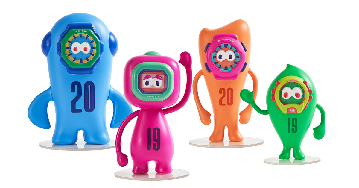 NIGO® and G-SHOCK Drop Souvenir Collection Built Around Four Original Characters