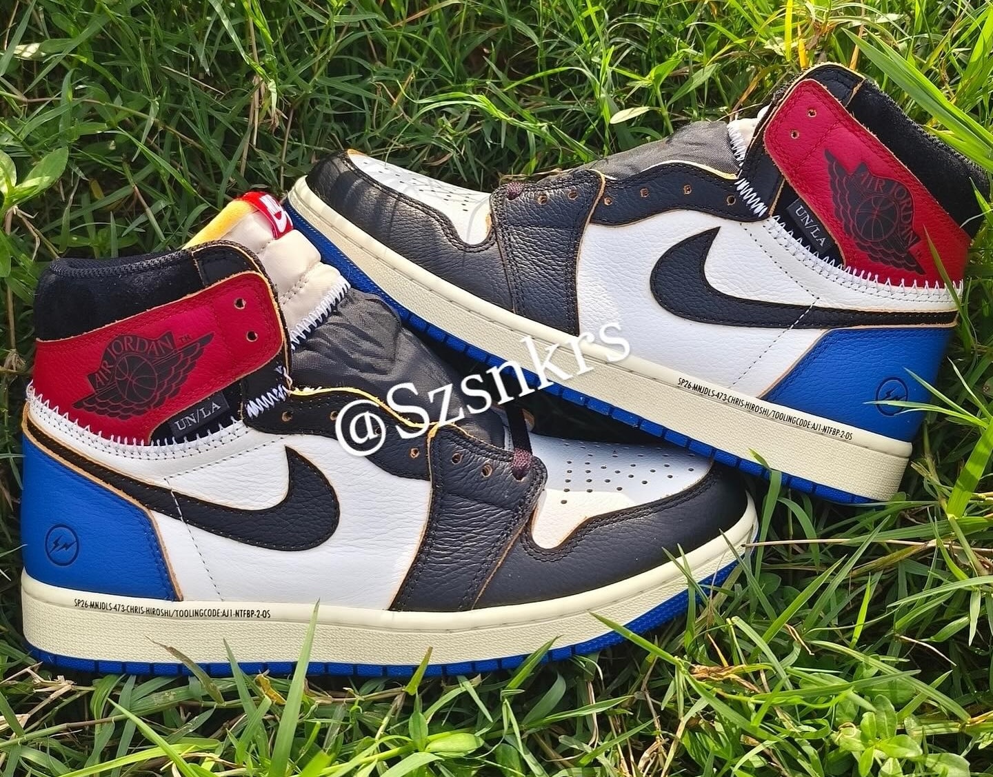 Detailed Look at the Union x Fragment x Air Jordan 1 Collab