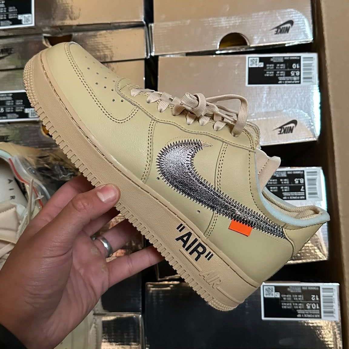 "Sesame" Off-White x Nike Air Force 1