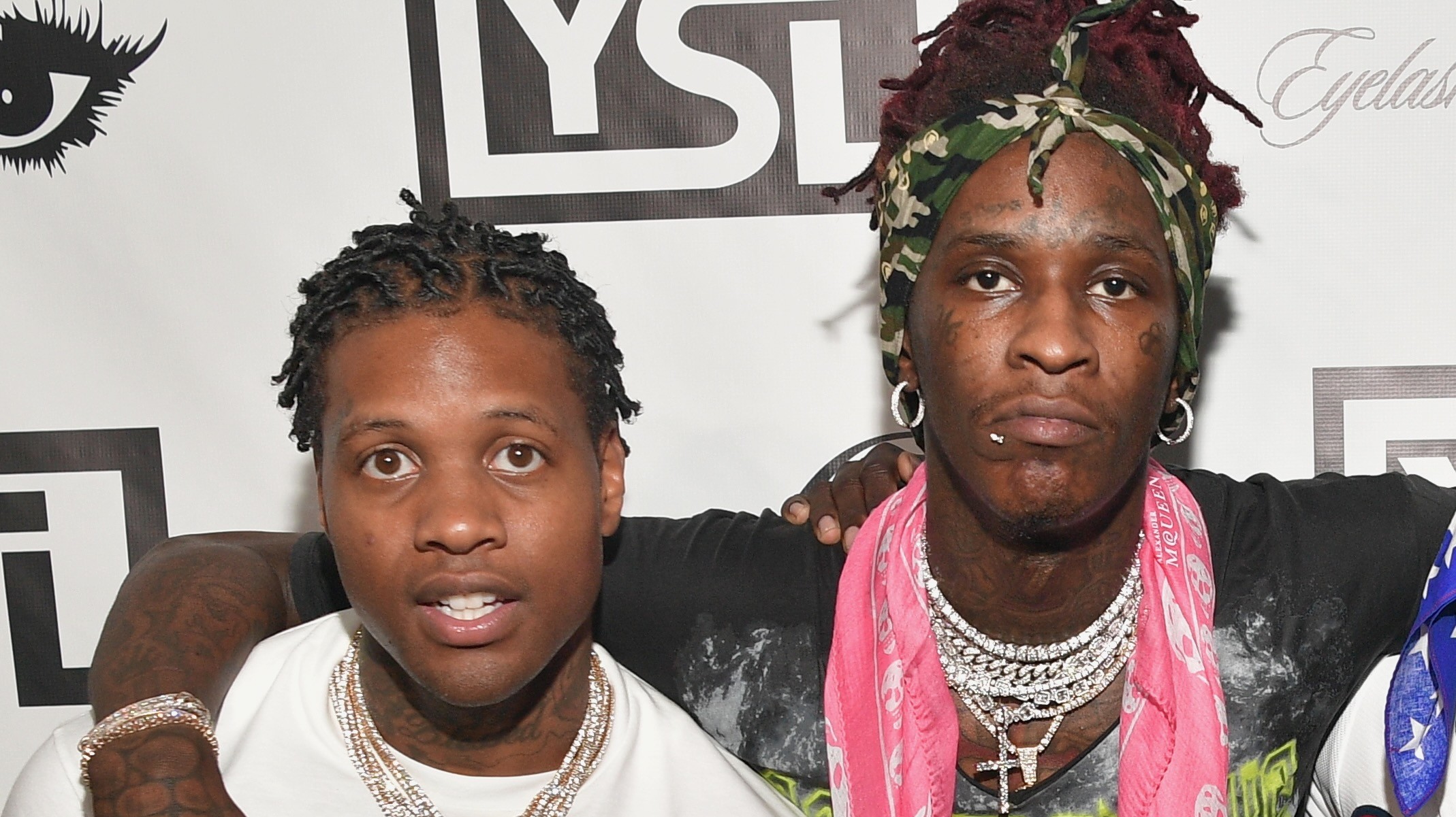 (L-R) Lil Durk and Young Thug.