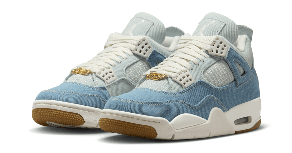 Denim Covers This Women's Exclusive 'Worn Blue' Air Jordan 4
