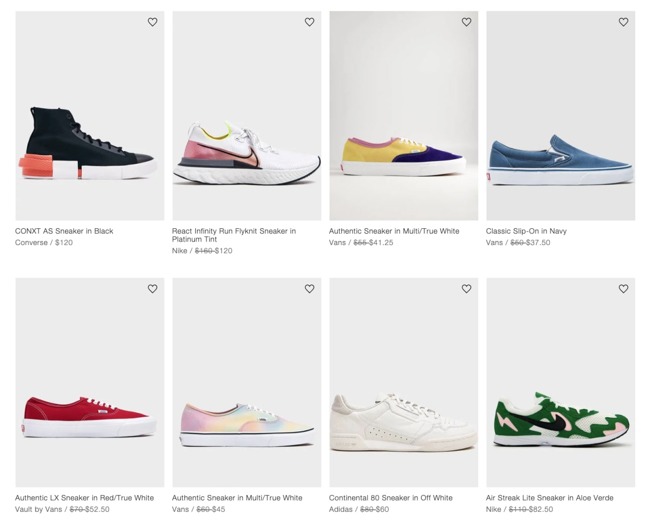 10 Sneaker Online With The Best Sale Sections |