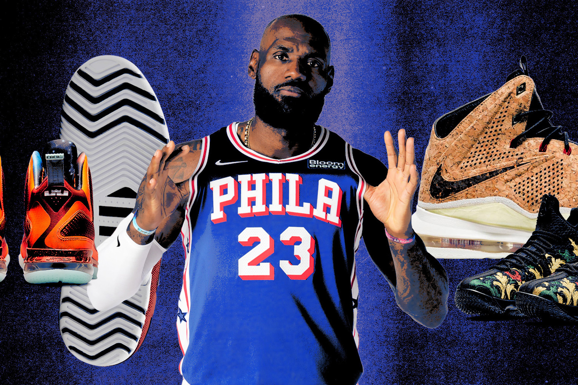 Nike LeBron 9, Nike Air Zoom Generation, Nike LeBron 10, Nike LeBron 15