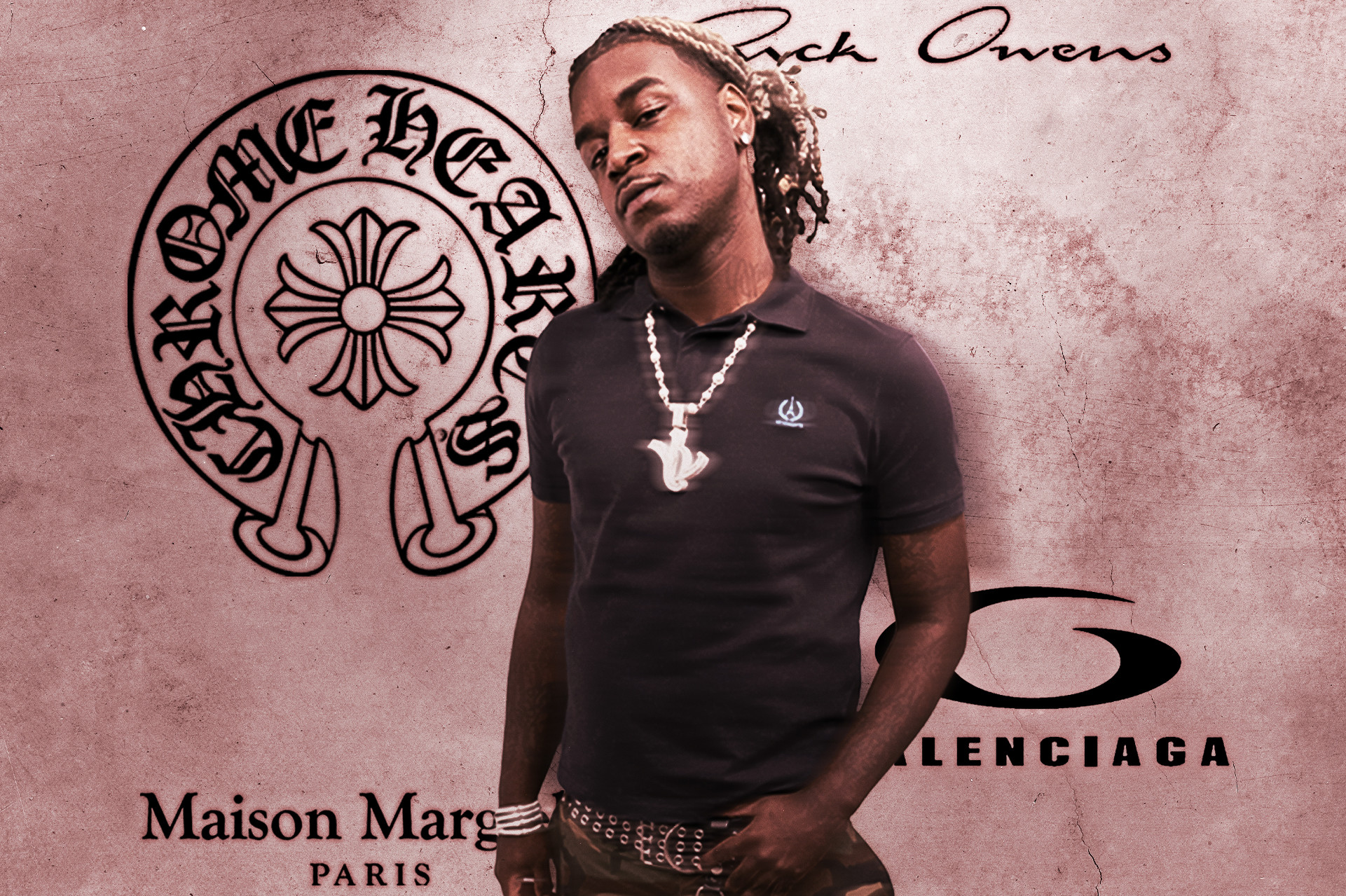 Ken Carson frequently raps about his favorite clothing brands in his songs. Notable examples include Rick Owens, Balenciaga, and Chrome Hearts.