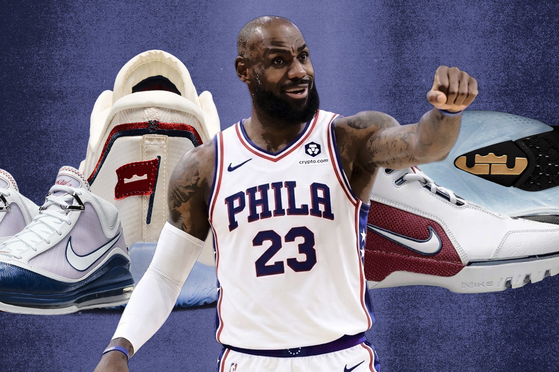 LeBron James Philadelphia 76ers Nike 