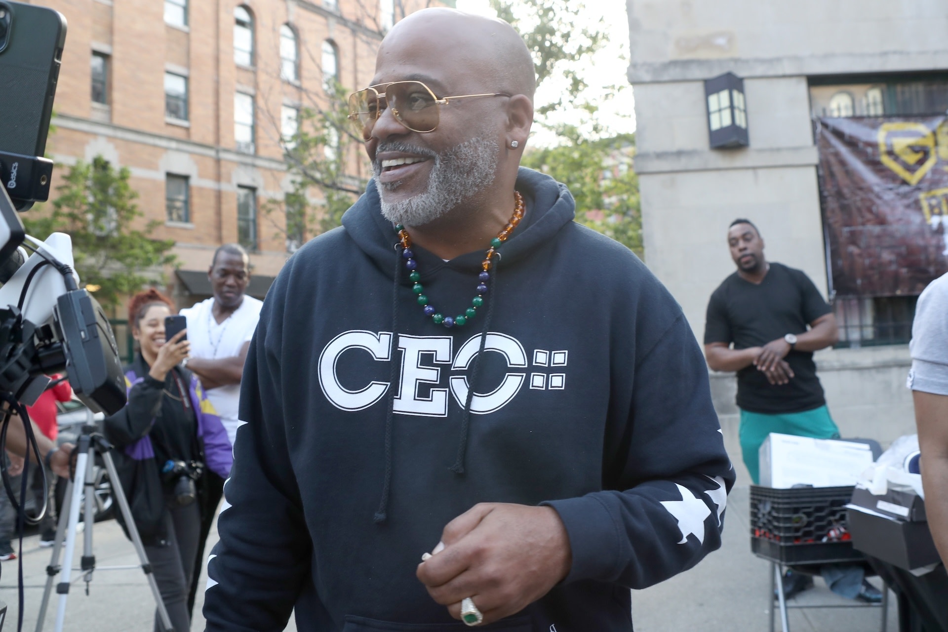 Dame Dash arrives to Stoop Talk on May 17, 2023 in New York City. 
