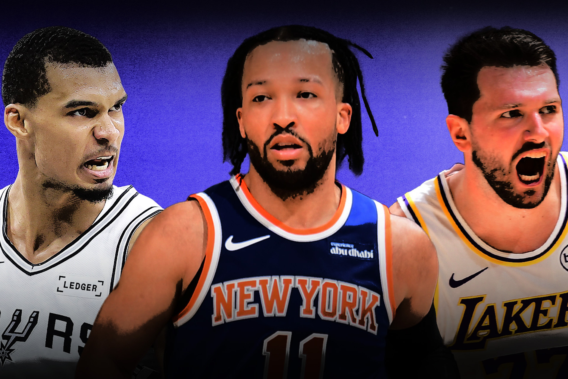 Victor Wembanyama, Jalen Brunson, and Luka Doncic are among the 50 best players in the NBA. 