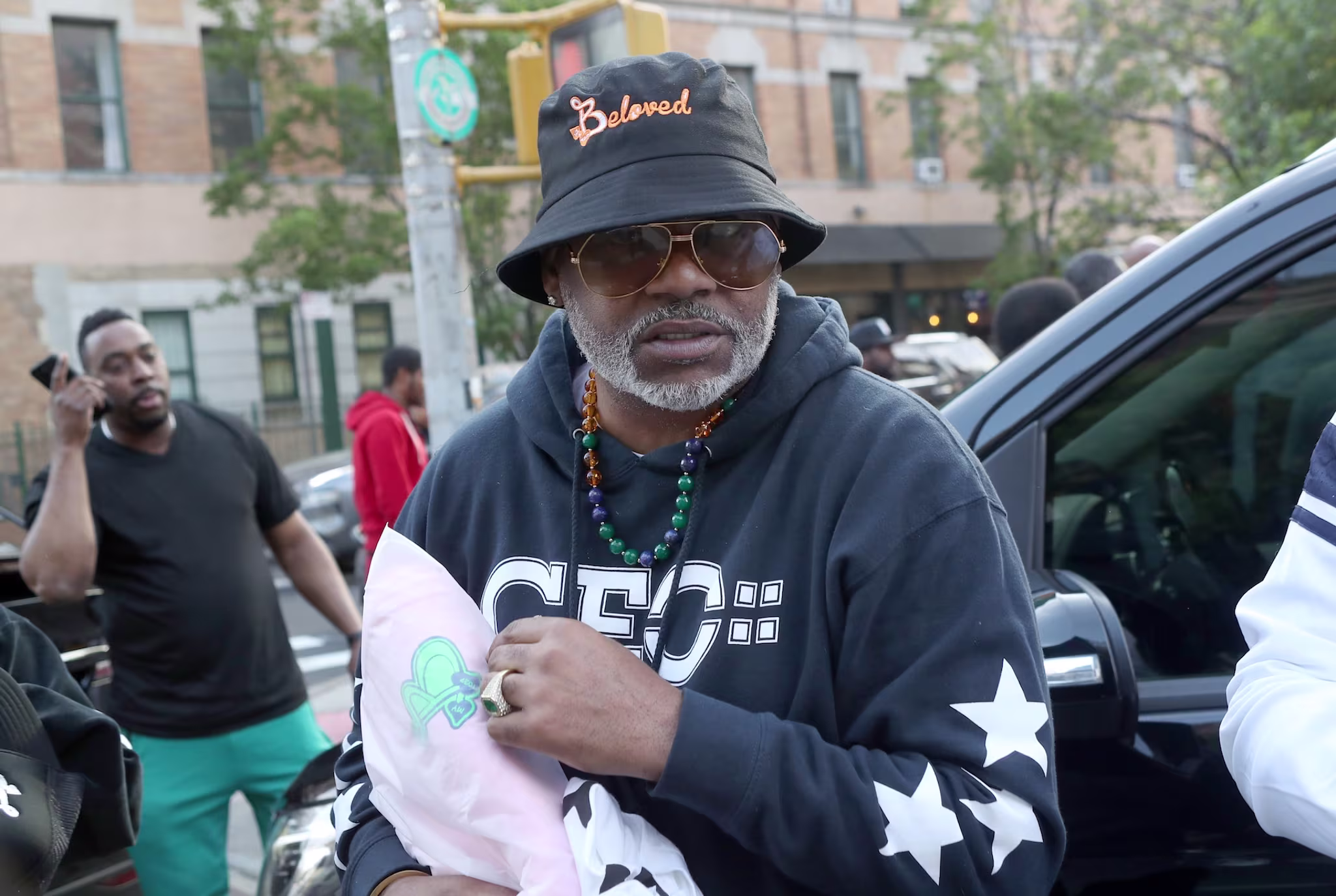  Dame Dash arrives to Stoop Talk on May 17, 2023 in New York City. 