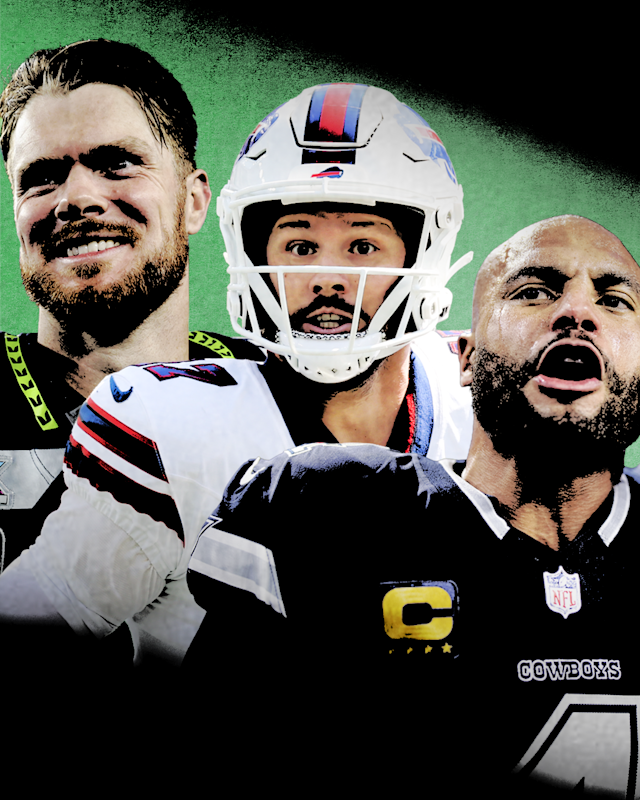 Sam Darnold, Josh Allen, and Dak Prescott lead a list of the best QBs in the NFL. 