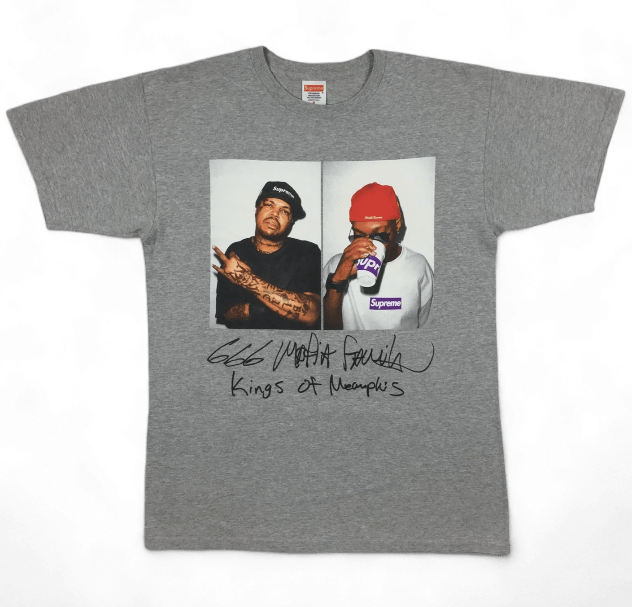 Supreme Three 6 Mafia Photo Tee