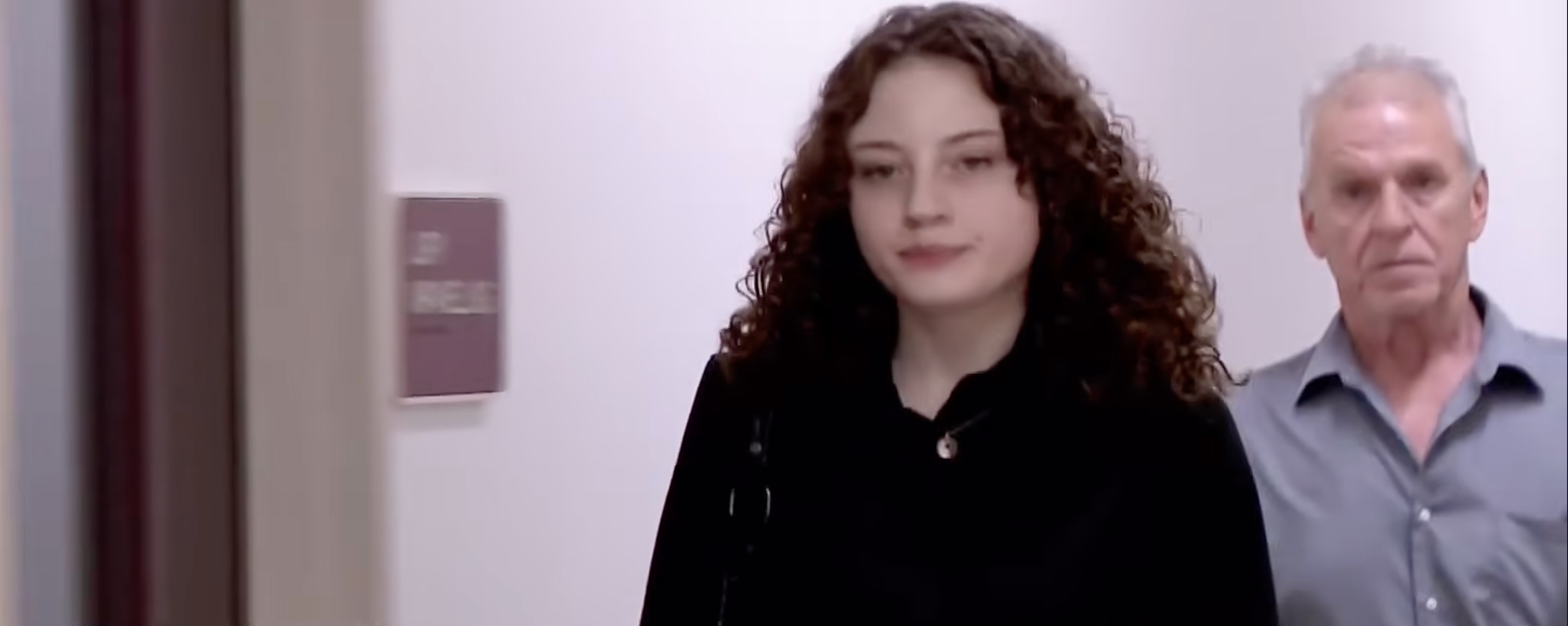 Former DoorDash driver Olivia Henderson appears in court.