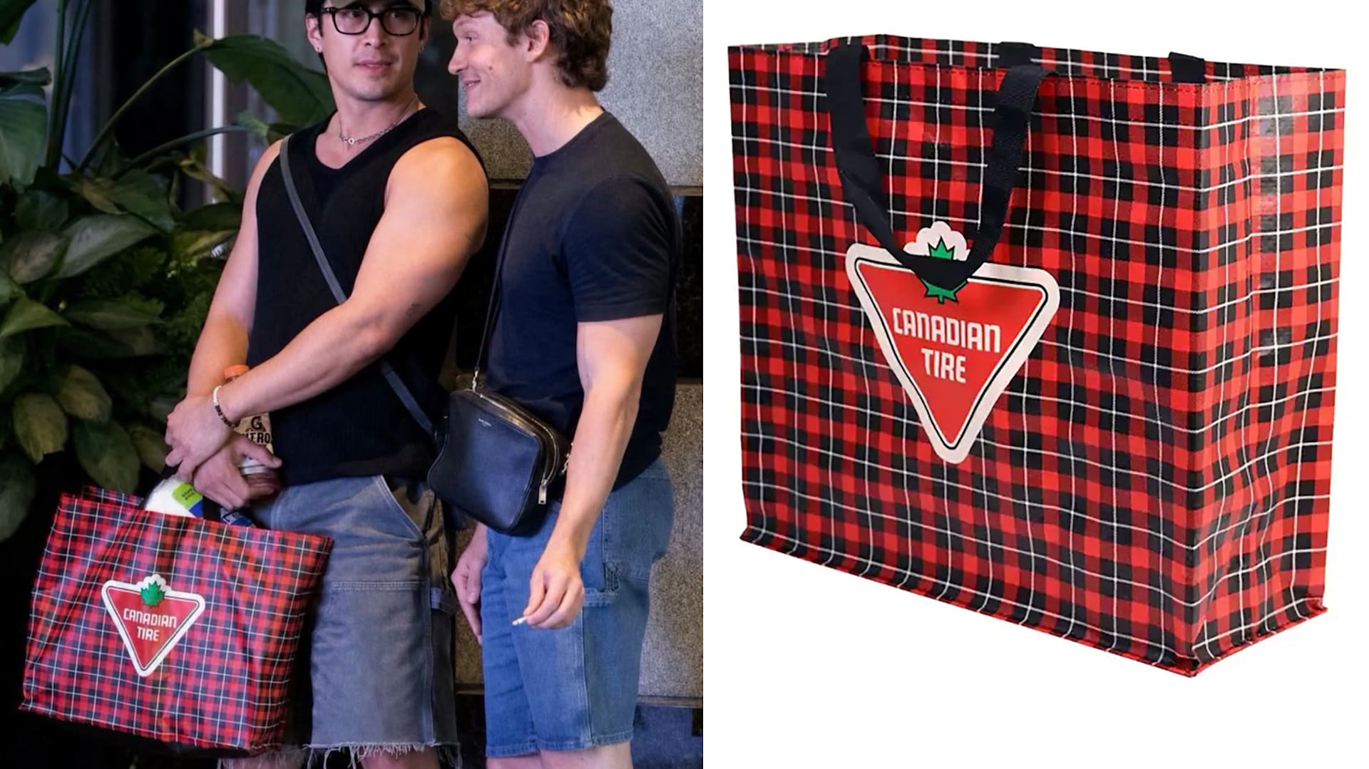 The Internet Is Losing It Over Hudson Williams' $1.99 Canadian Tire Tote