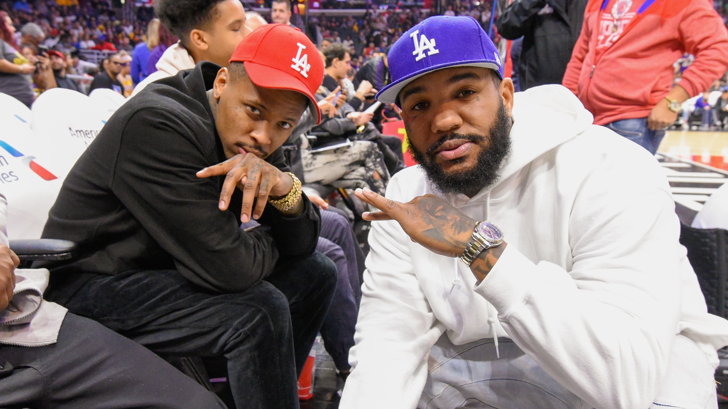 (L-R) YG and The Game.