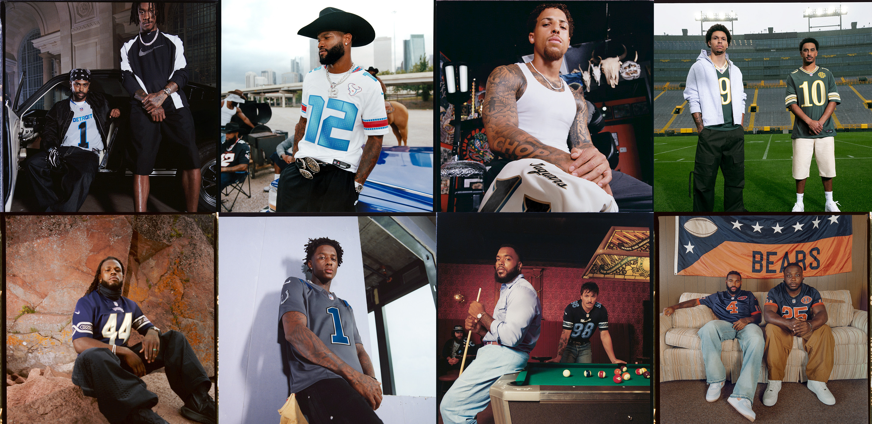 Nike x NFL x Fanatics Rivalries collection. 