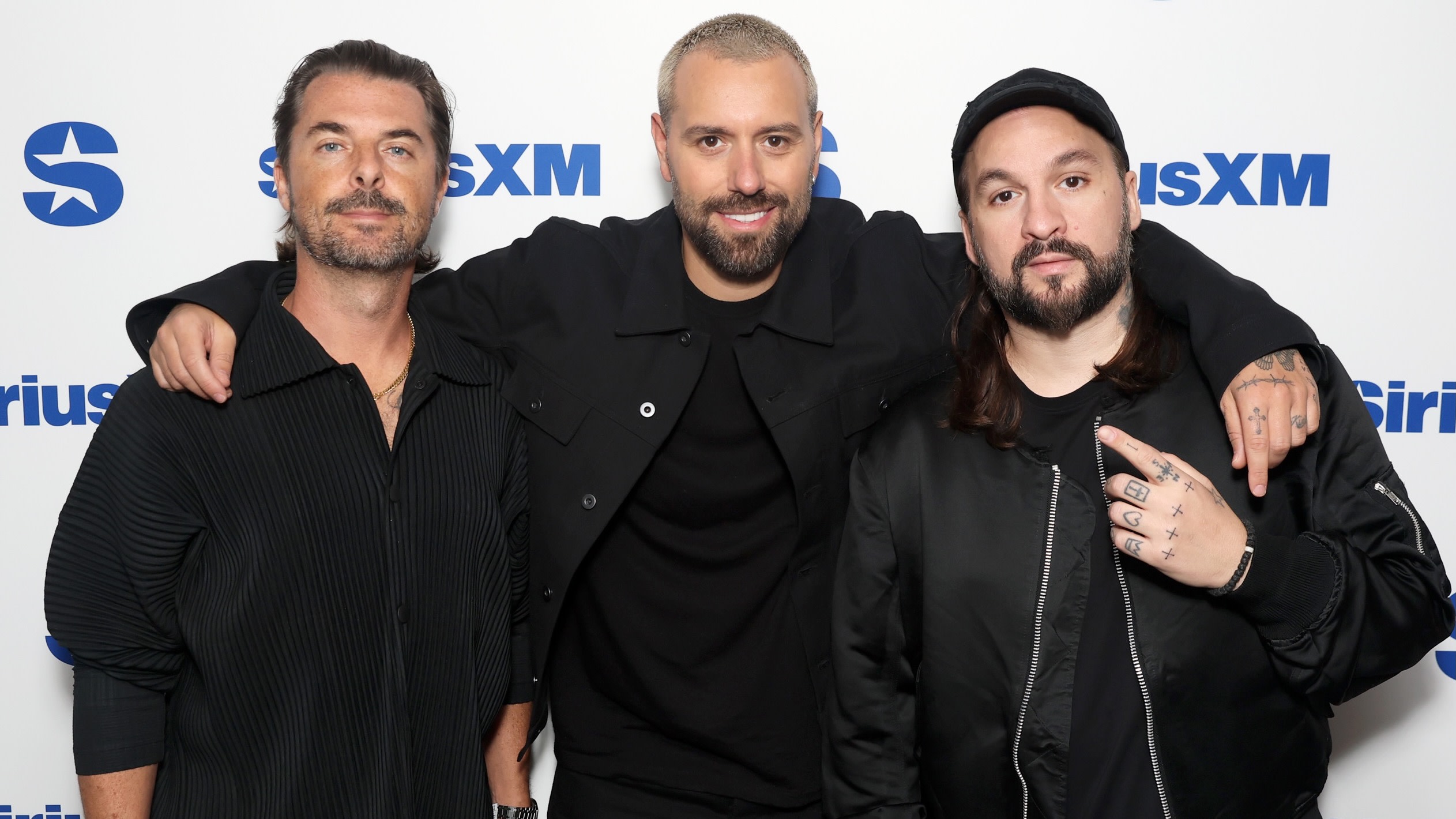 Swedish House Maifa (L-R: Axwell, Sebastian Ingrosso and Steve Angello)