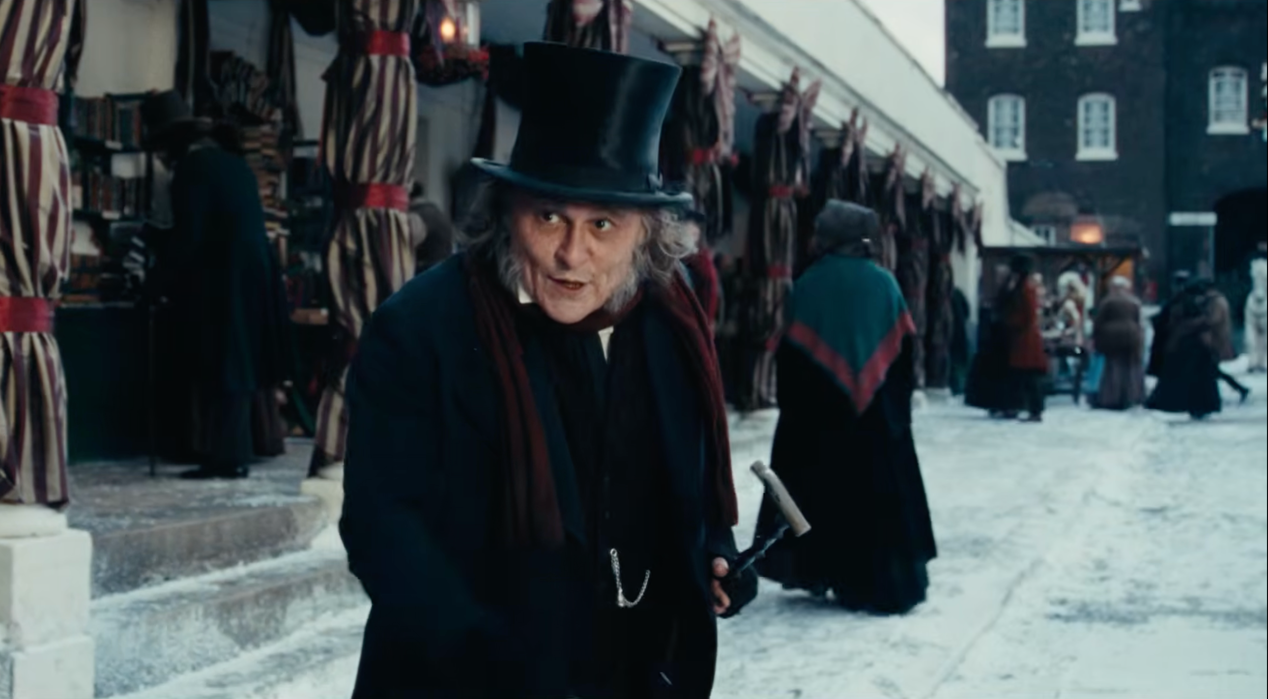 Johnny Depp in 'Ebenezer.'