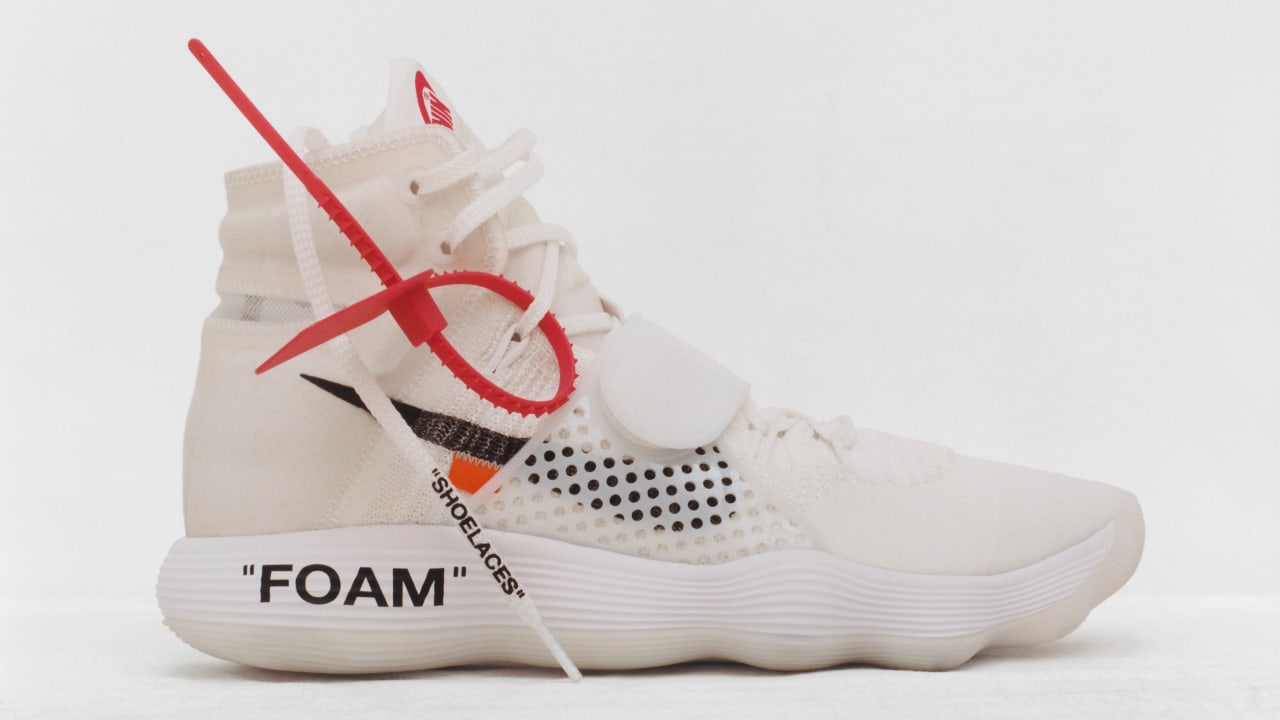 nike high top off white