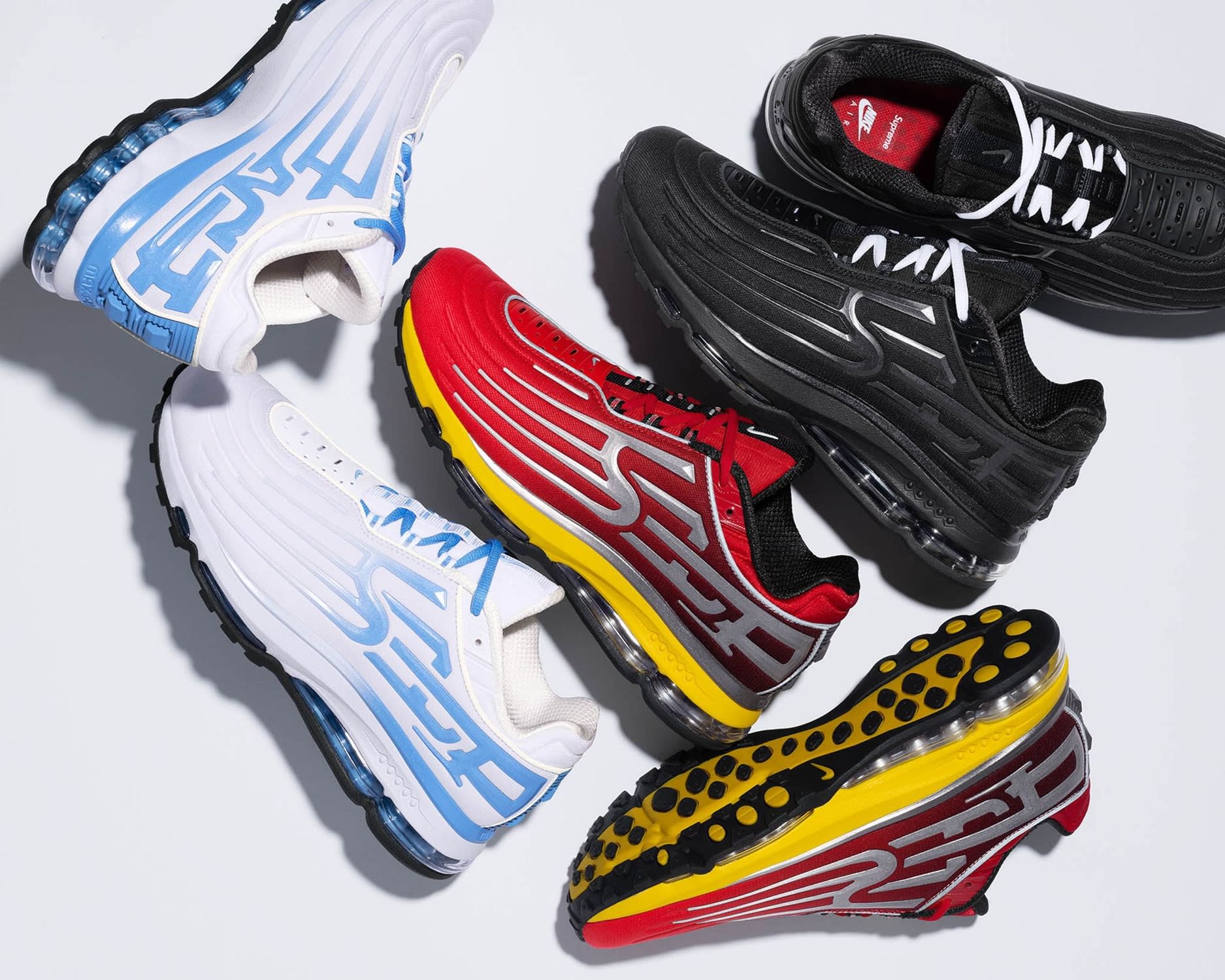 Supreme's Nike Air Max 2001 Ecstasy Collection Releases This Week