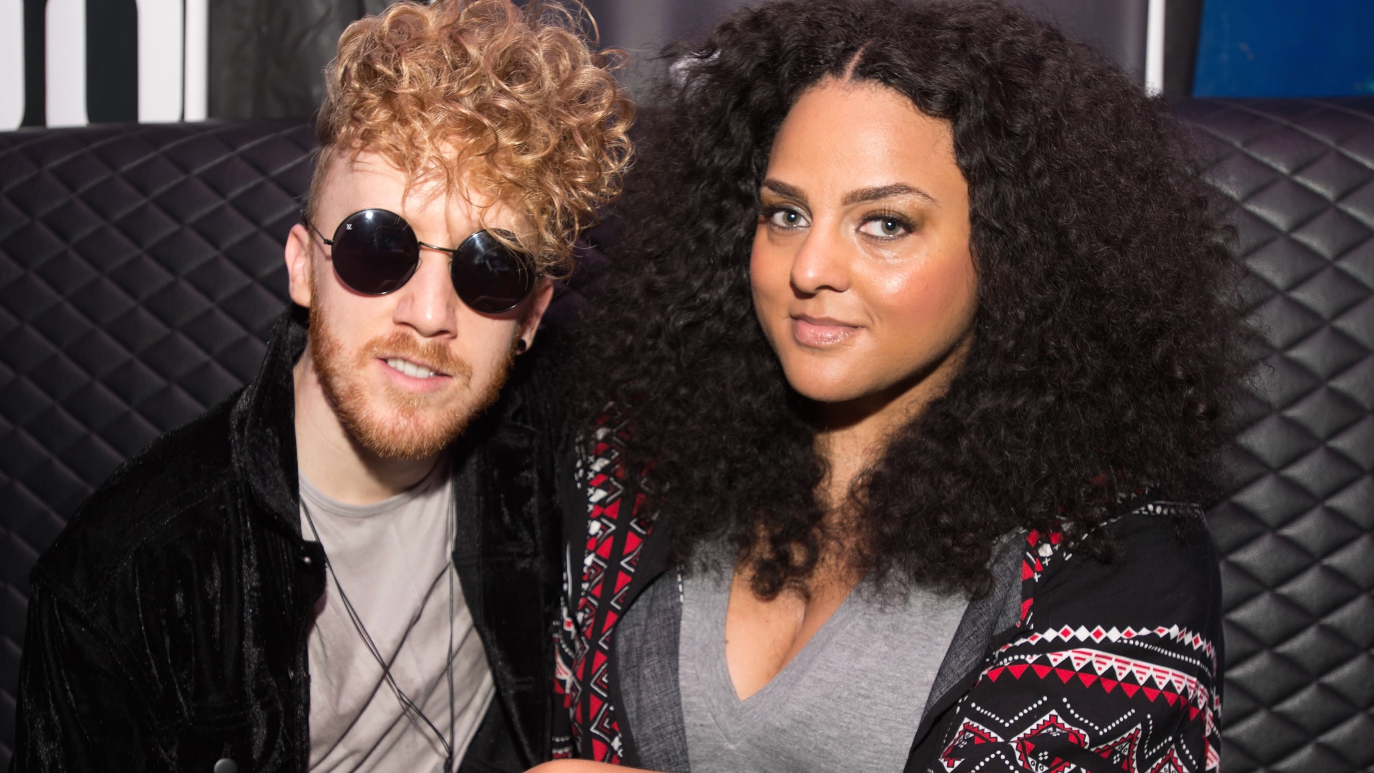(L-R) Daley and Marsha Ambrosius.