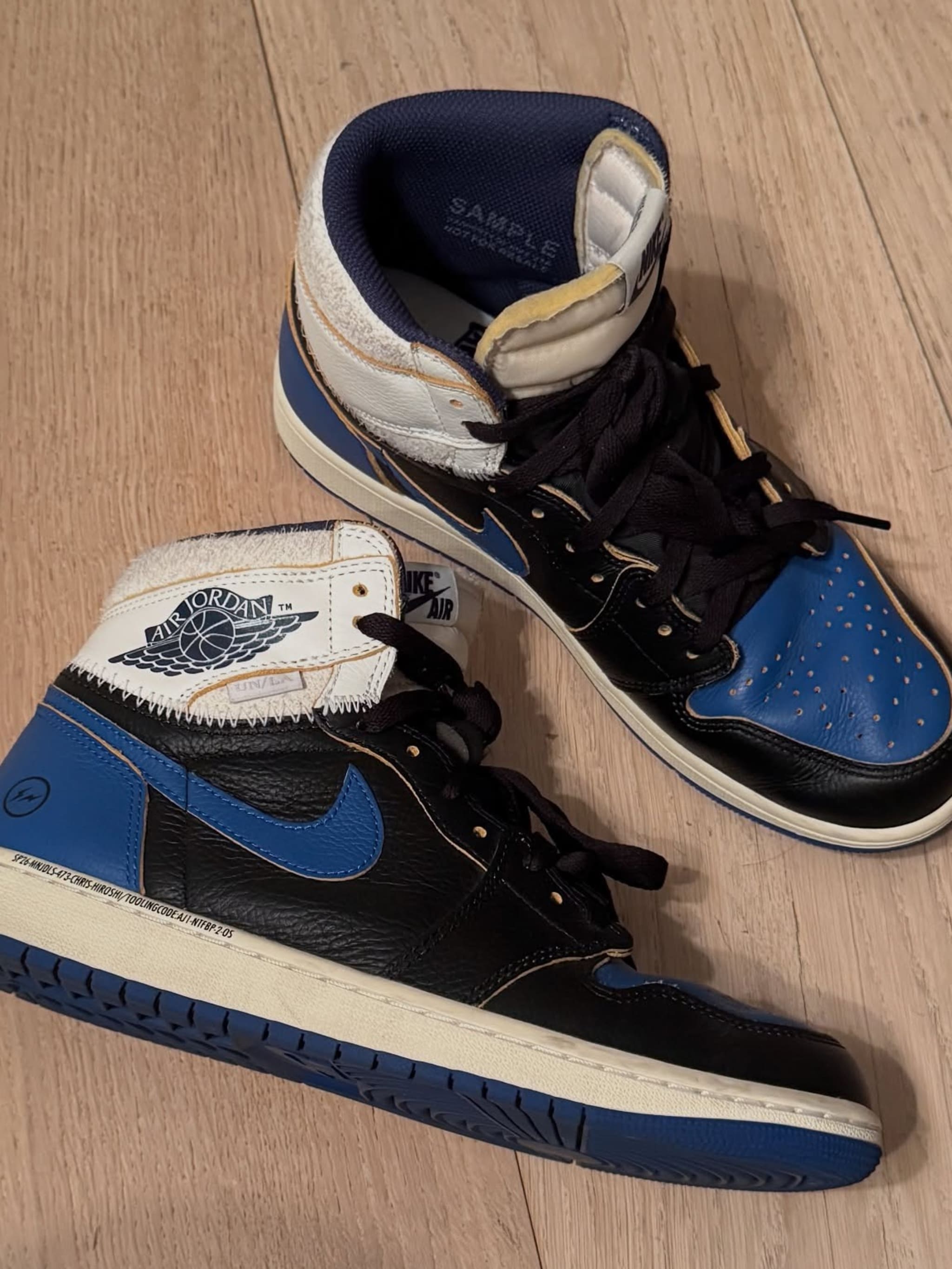 Union x Fragment x Air Jordan 1