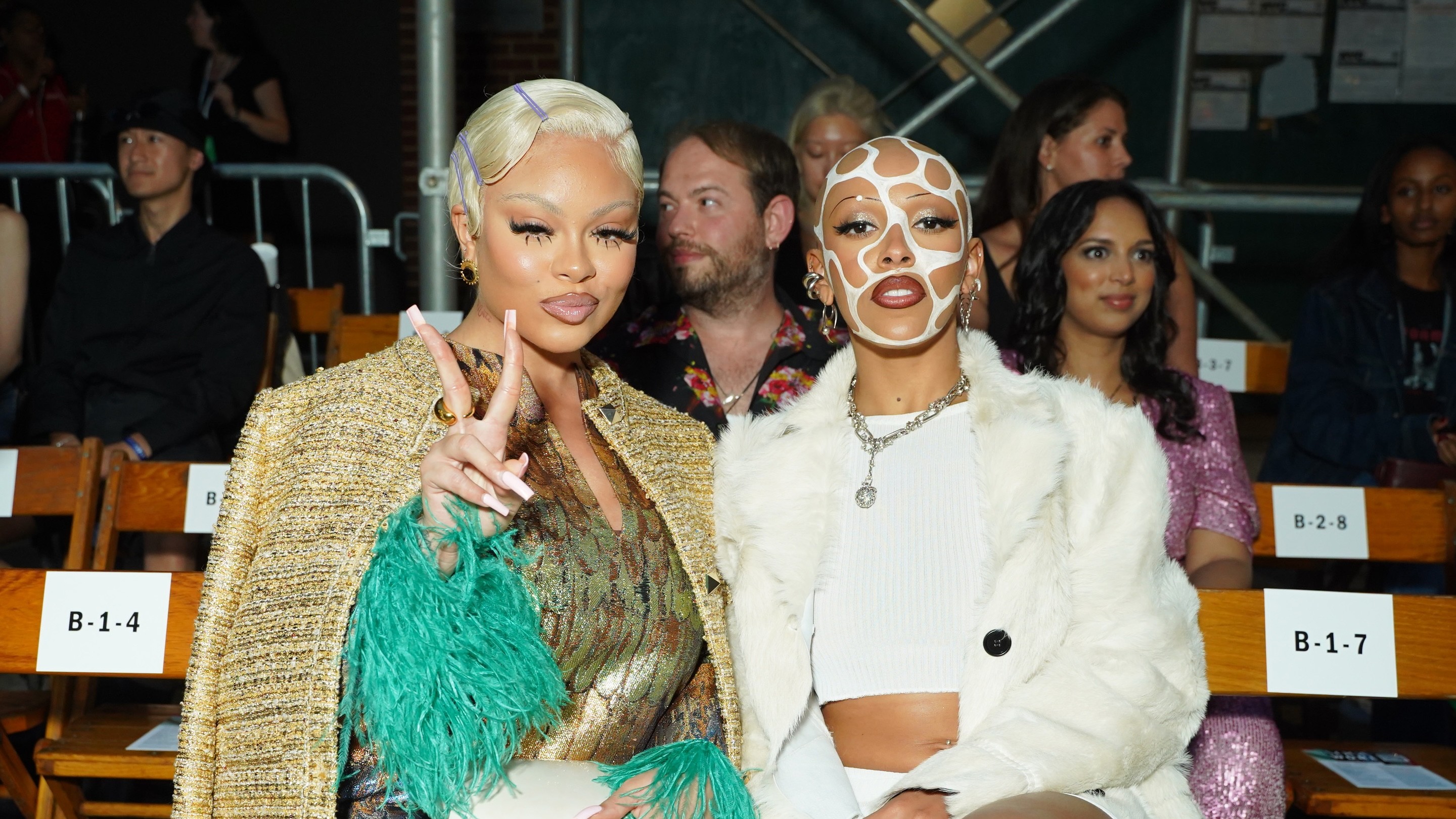 Latto and Doja Cat attend VOGUE World: New York on September 12, 2022 in New York City. 