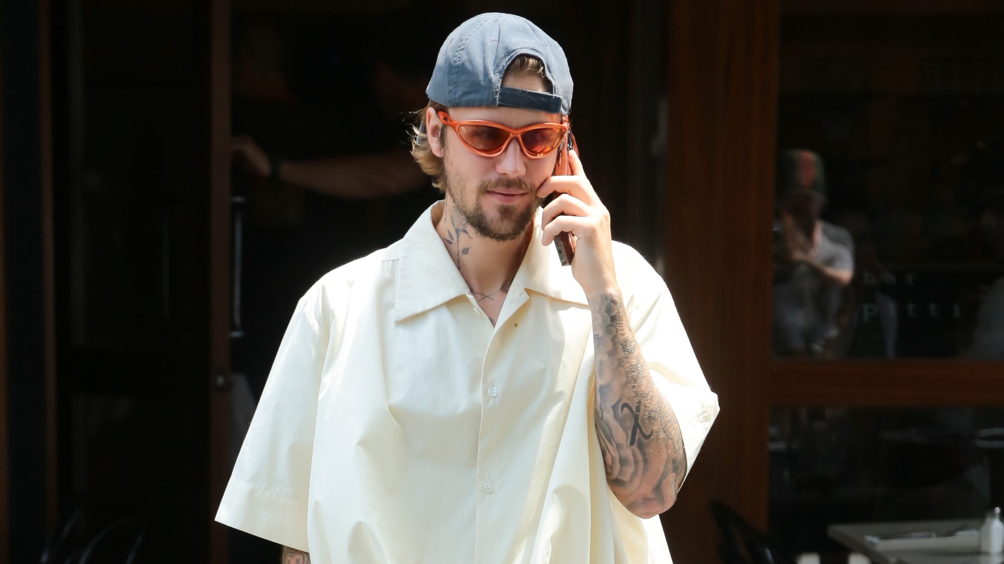 Justin Bieber is seen in New York City.