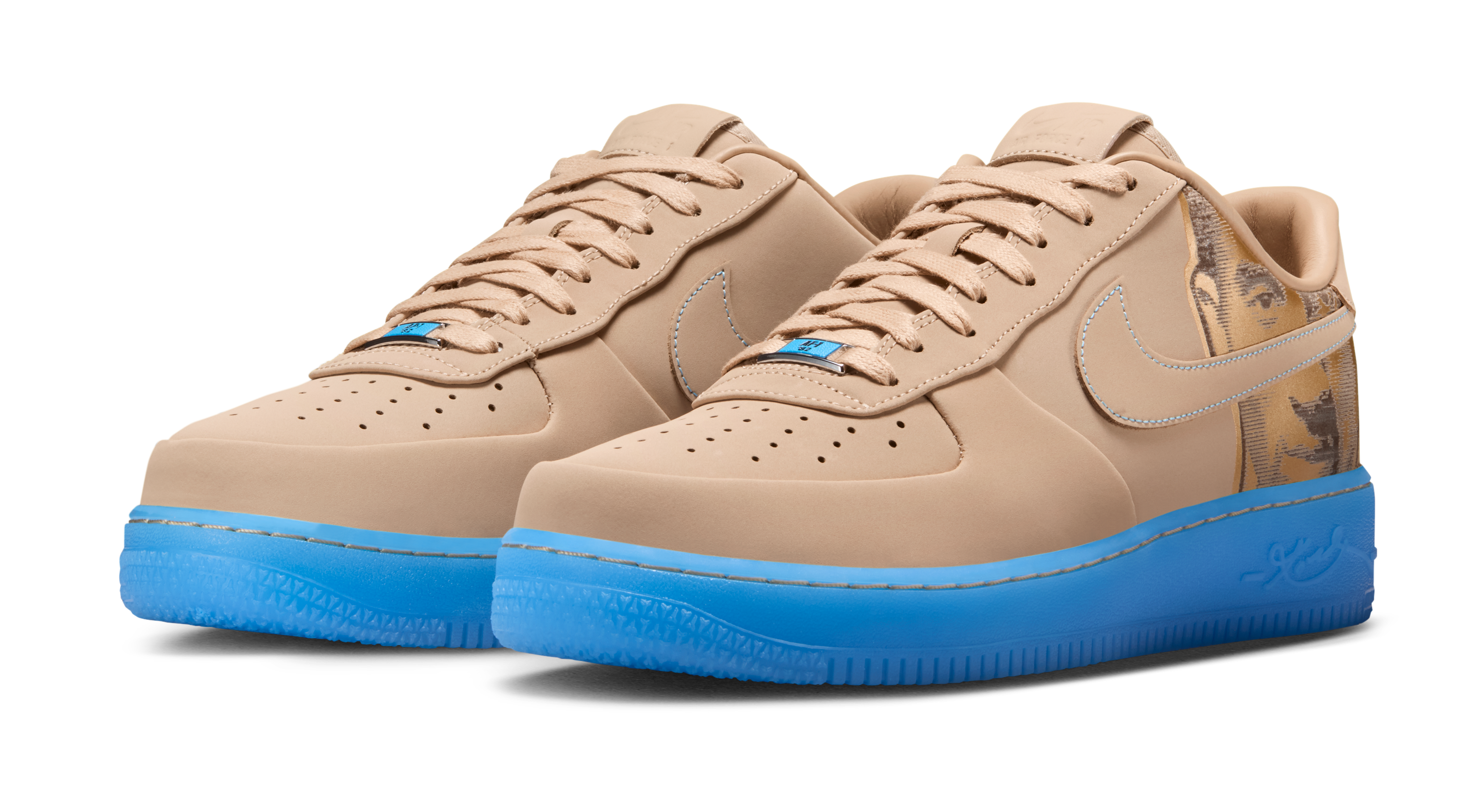 Kobe Bryant x Nike Air Force 1 Low Linen/University Blue