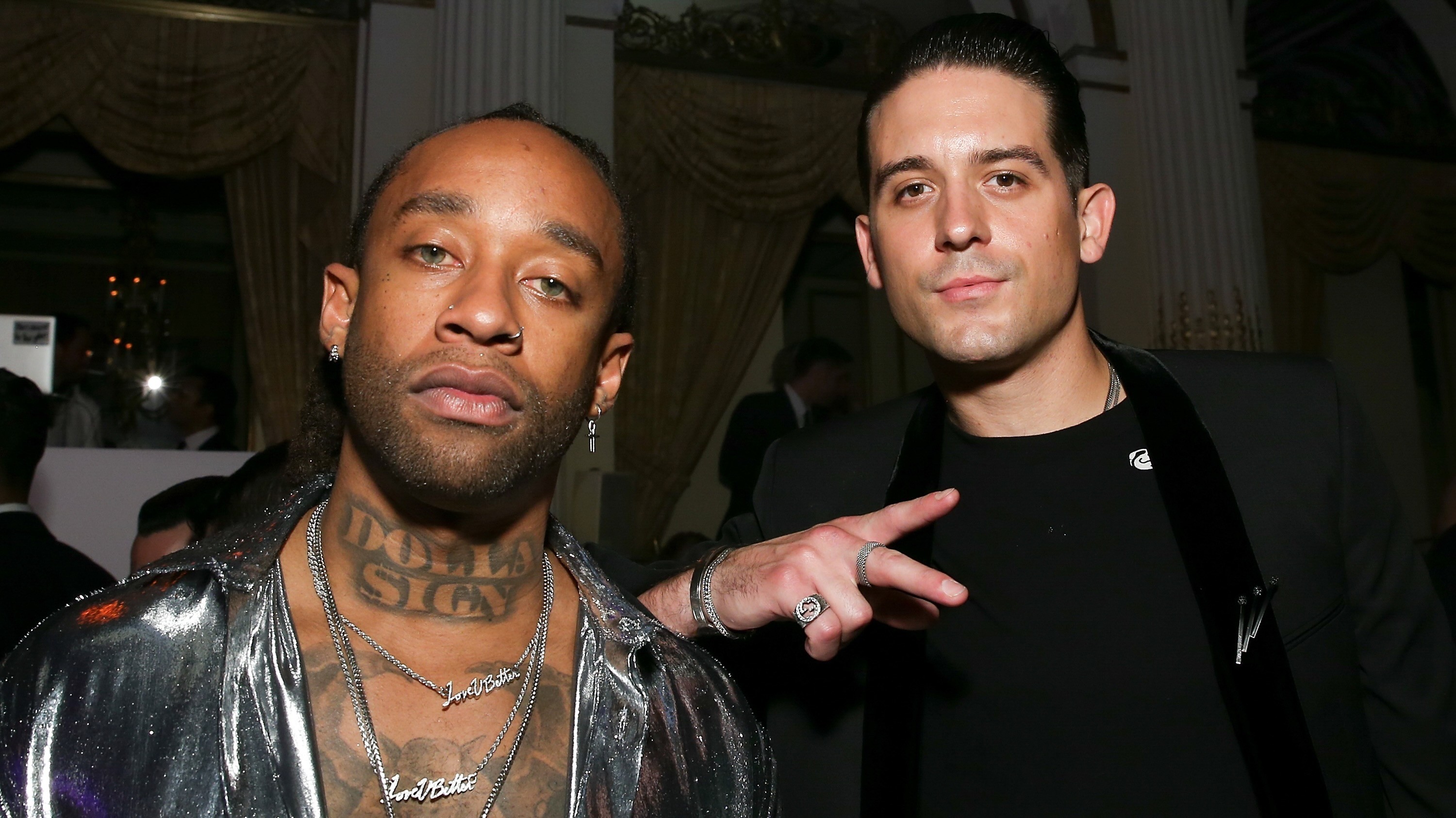 (L-R) Ty Dolla Sign and G-Eazy.