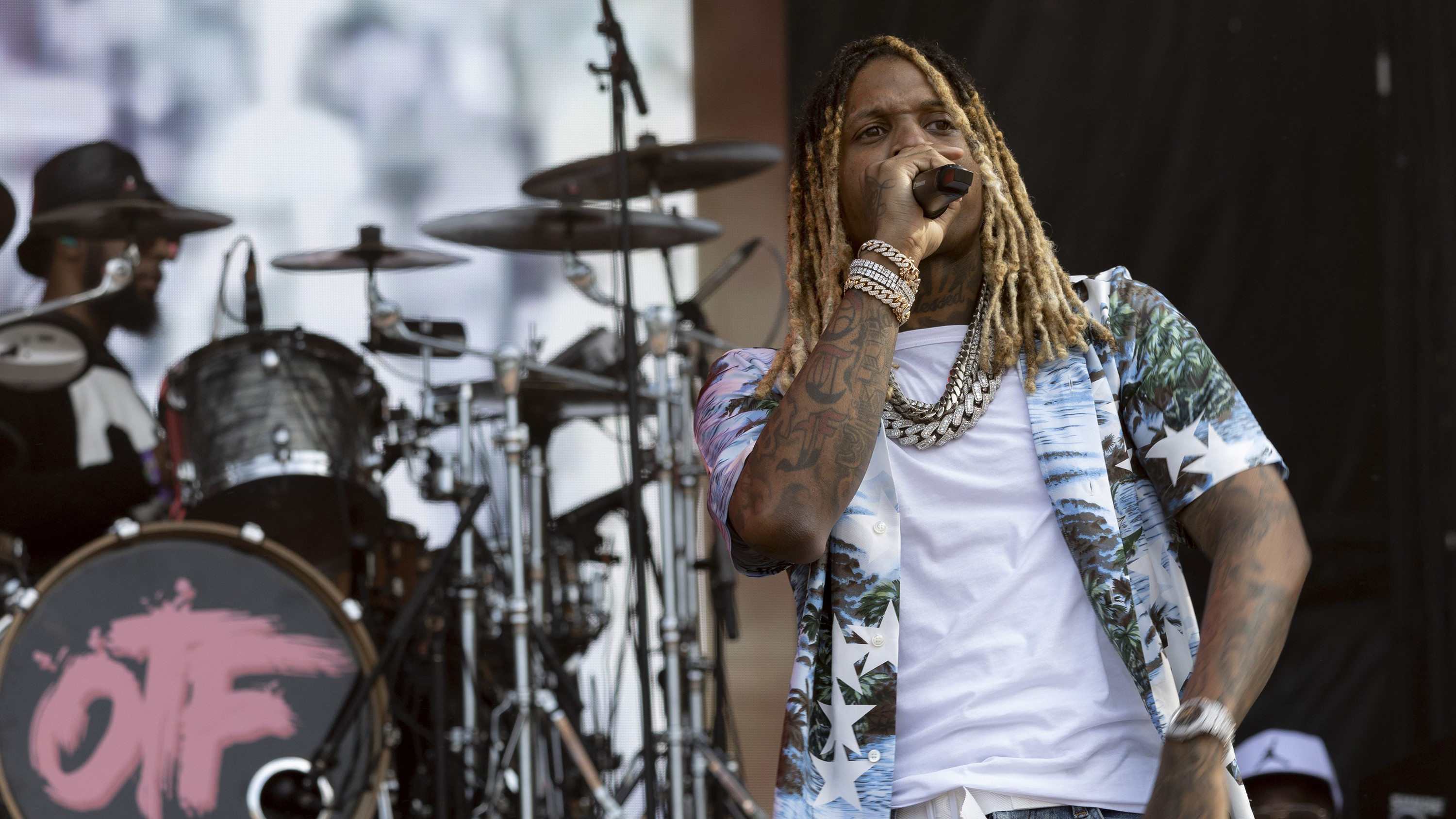 Lil Durk performs at the Lollapalooza music festival in Grant Park on July 30, 2022, in Chicago. 