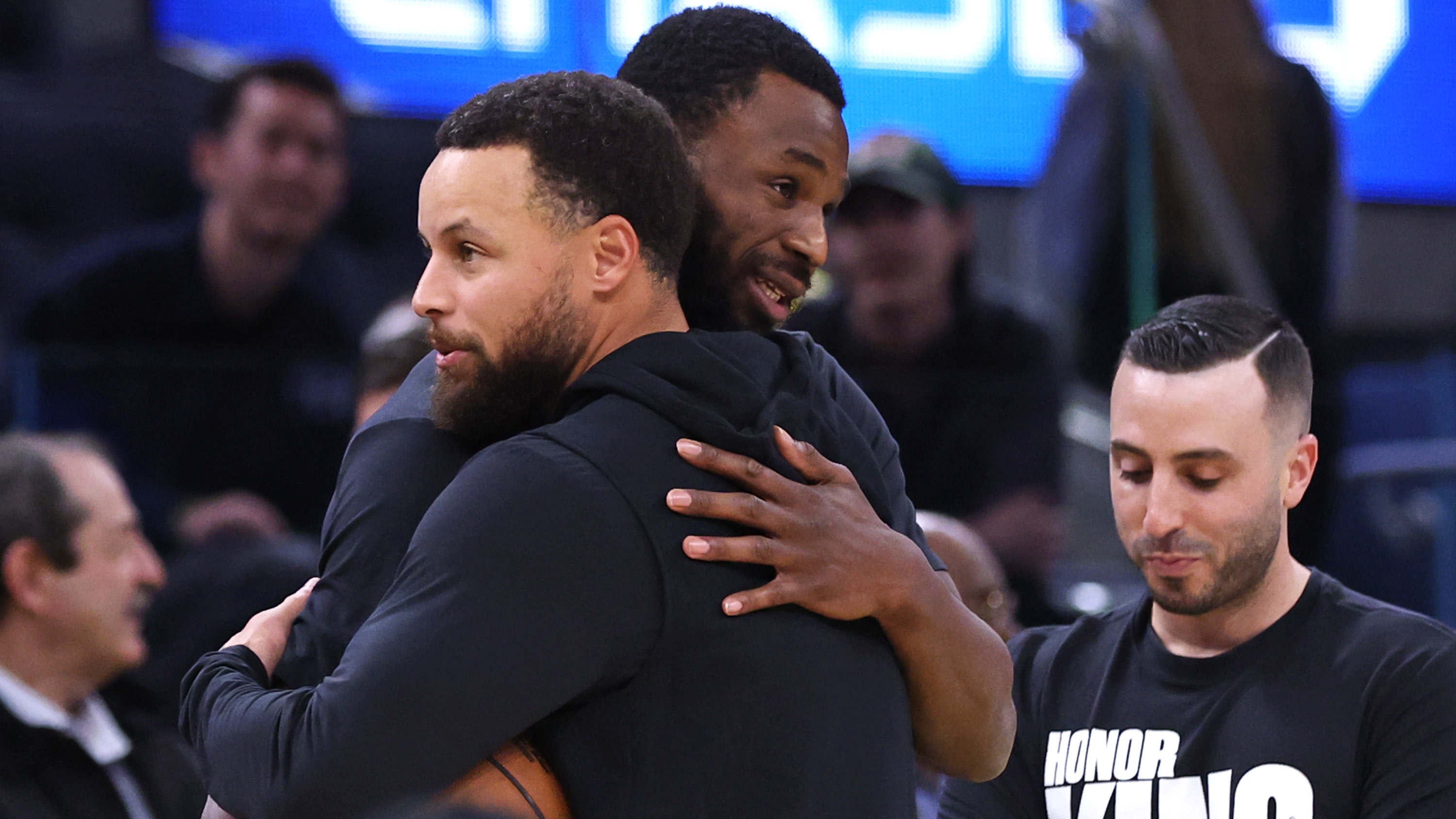 Miami Heat's Andrew Wiggins Gets Emotional Welcome Back From Warriors at Chase Center