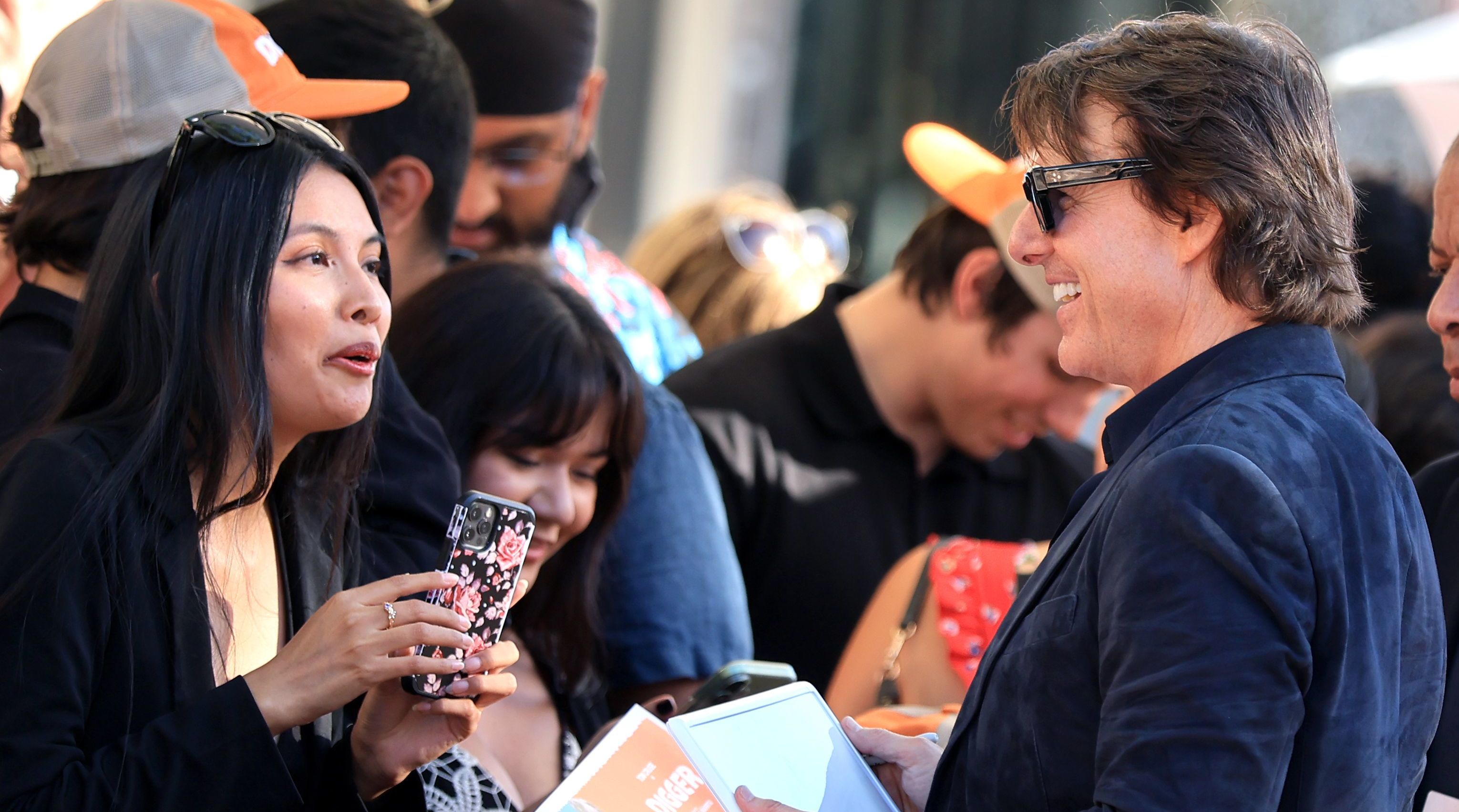 Tom Cruise at 'Digger' premiere