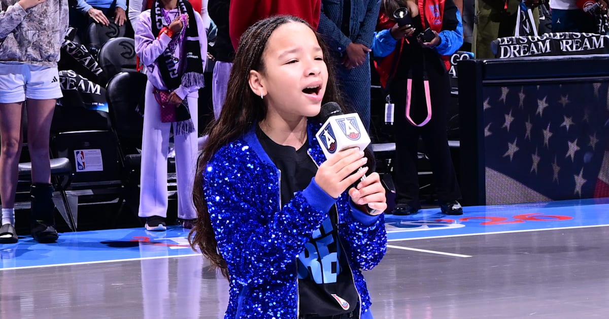 T.I. and Tiny's 10-Year-Old Daughter Heiress Wows Fans With National Anthem at WNBA Finals