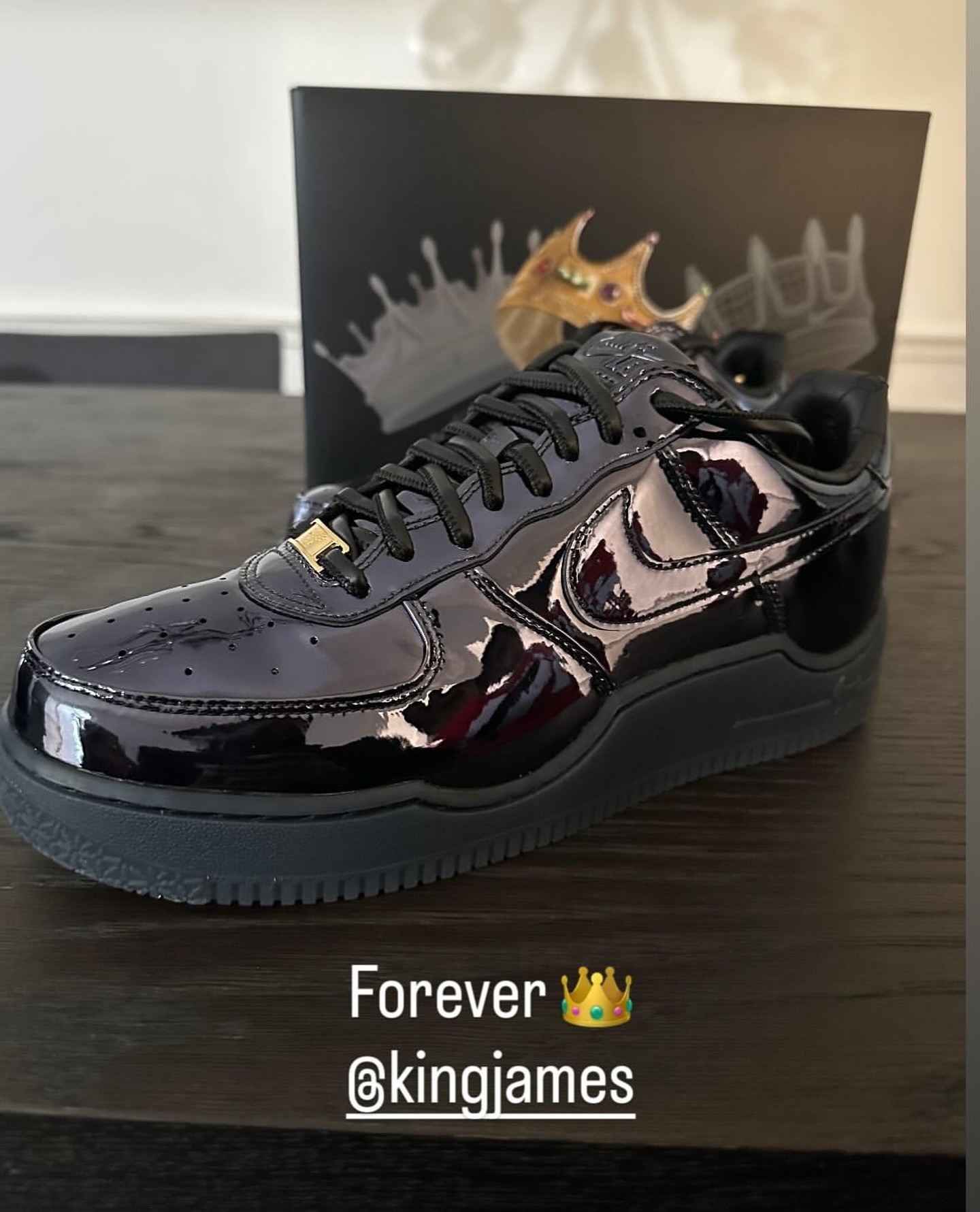 This LeBron James Nike Air Force 1 Has a Crown-Shaped Midsole