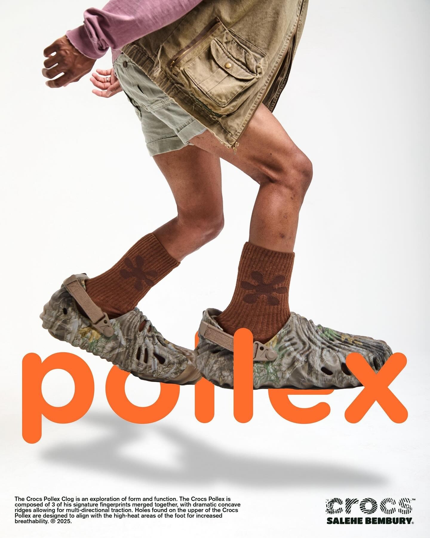 Salehe Bembury's Friends and Family Exclusive Camo Crocs Pollex Clog Is Releasing