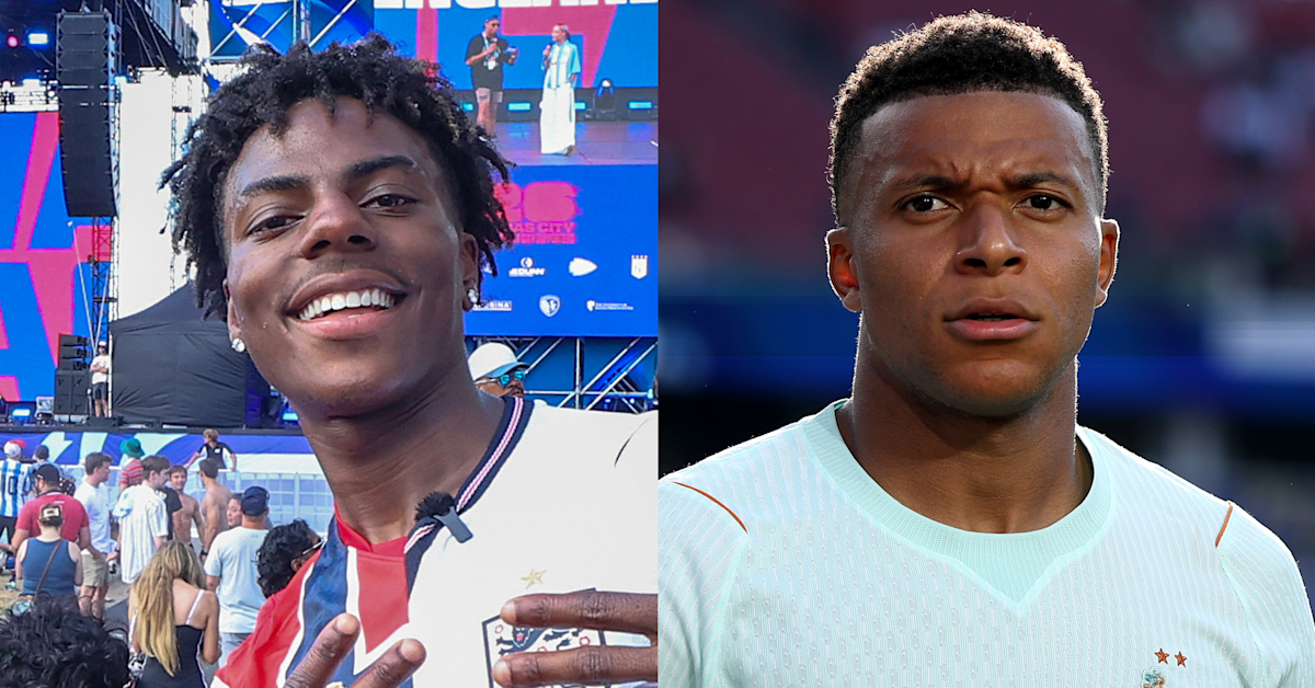 Watch IShowSpeed Discover Kylian Mbappé 'Dicator' Meme at the World Cup