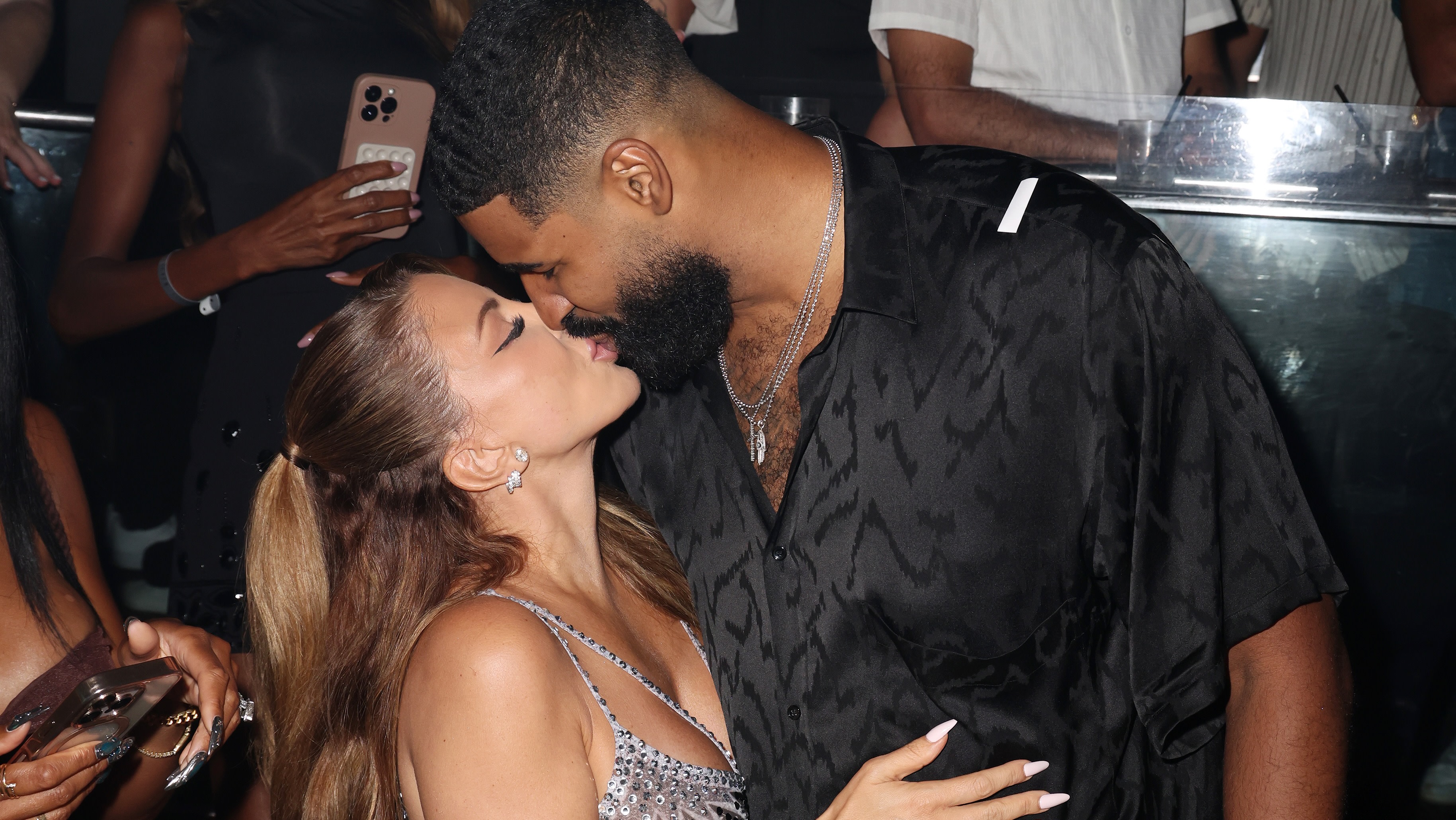 (L-R) Larsa Pippen and Jeff Coby.