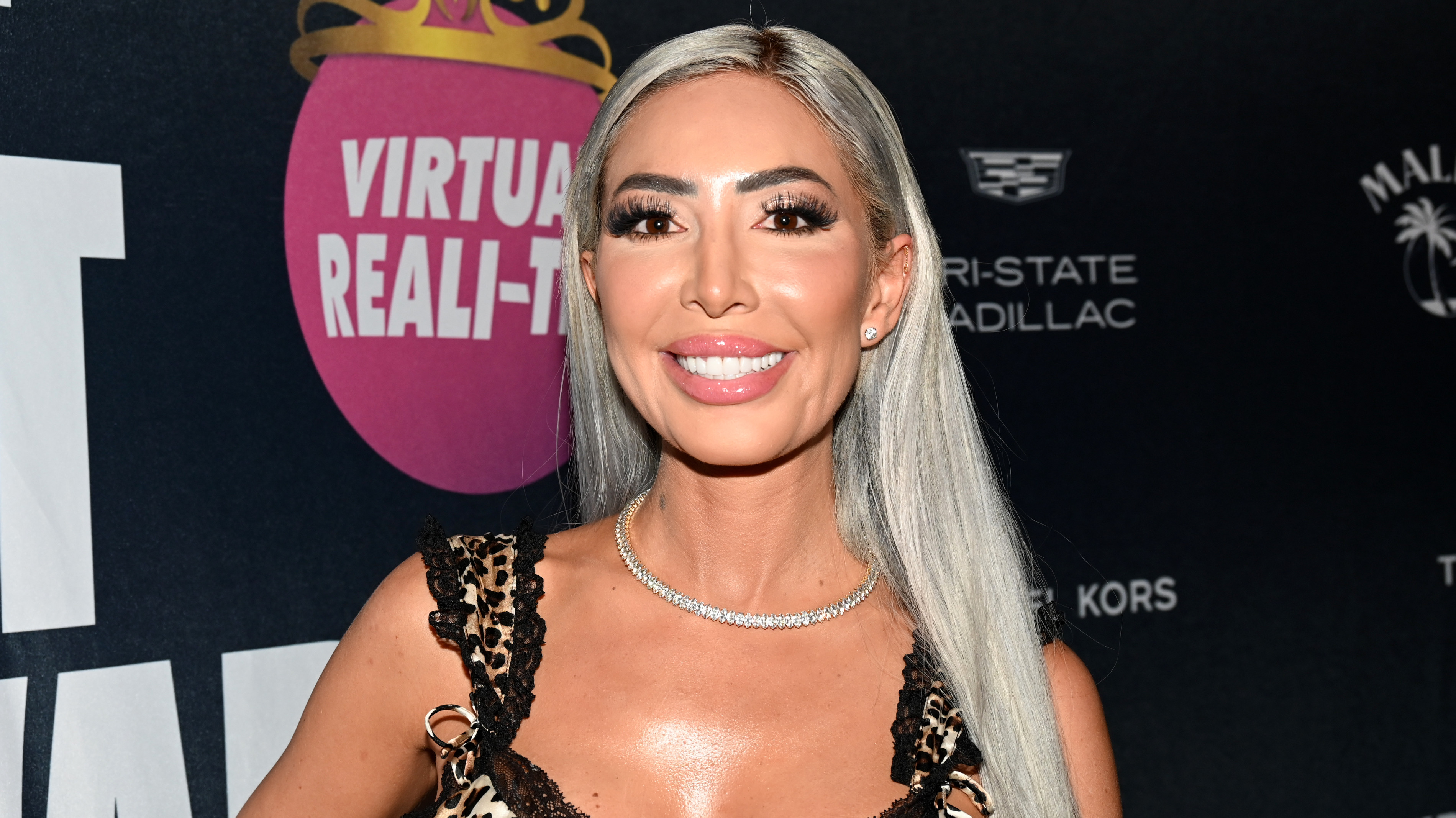 Farrah Abraham at the Page Six Virtual Reali-Tea Awards held at City Winery on September 17, 2025 in New York, New York. 