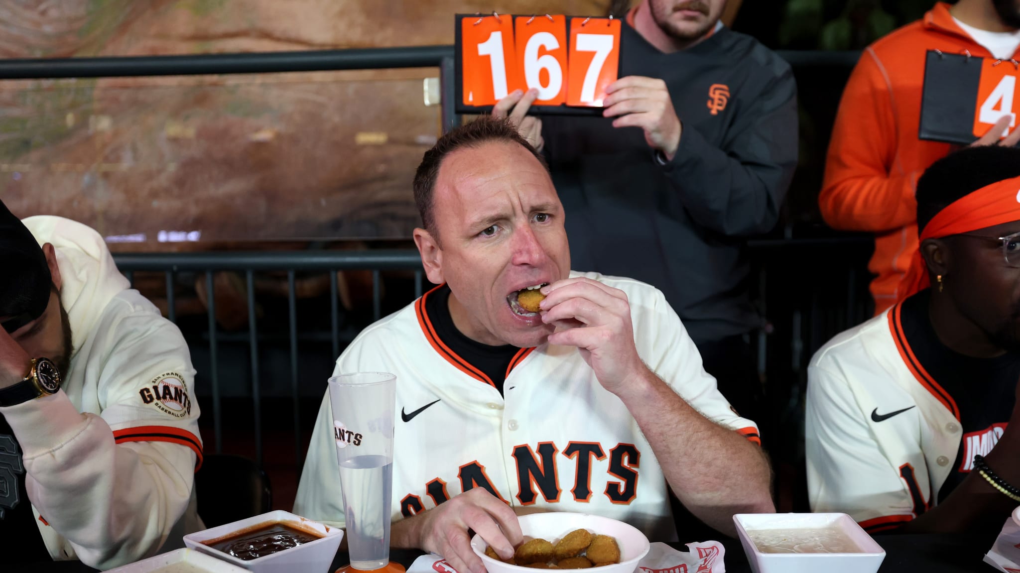 Competitive Eater Joey Chestnut Devours a Whopping 275 Impossible Nuggets at MLB Game