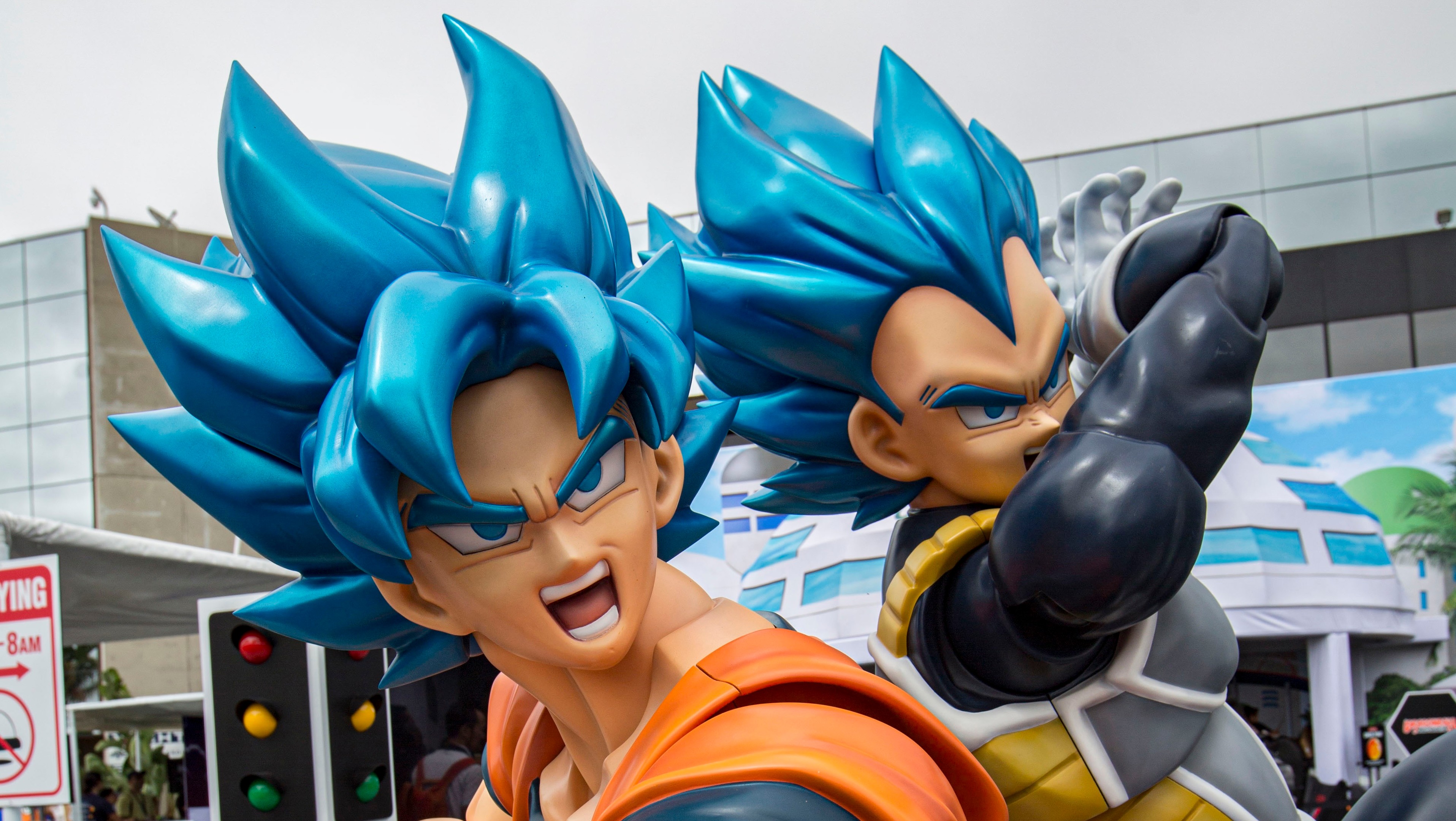 General view of the atmosphere as fans attempt to set a World Record for being the largest group to simultaneously perform the Kamehameha super energy attack move at San Diego Marriott Marquis & Marina on July 17, 2019 in San Diego, California. 