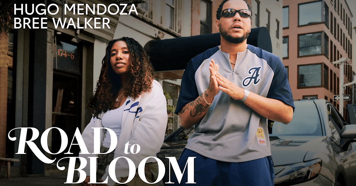 Bree Walker Gives Awake NY Brand Director Hugo Mendoza His Flowers