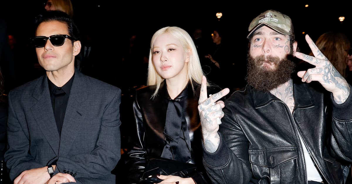 Post Malone, Rosé, and Rami Malek Among Saint Laurent’s Celebrity Guests for Paris Fashion Week
