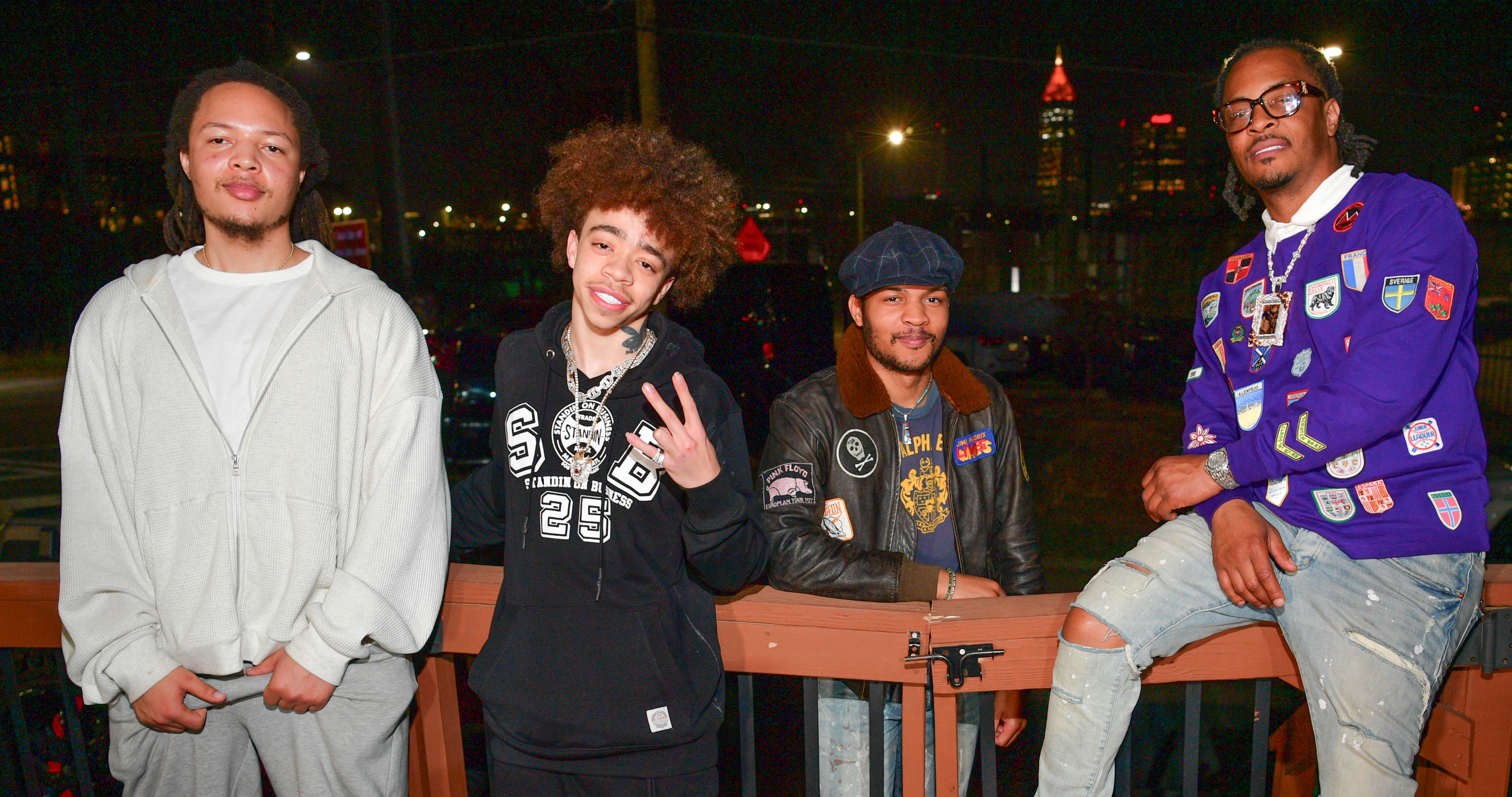 Domani Harris, King Harris, Messiah Harris, and T.I. 