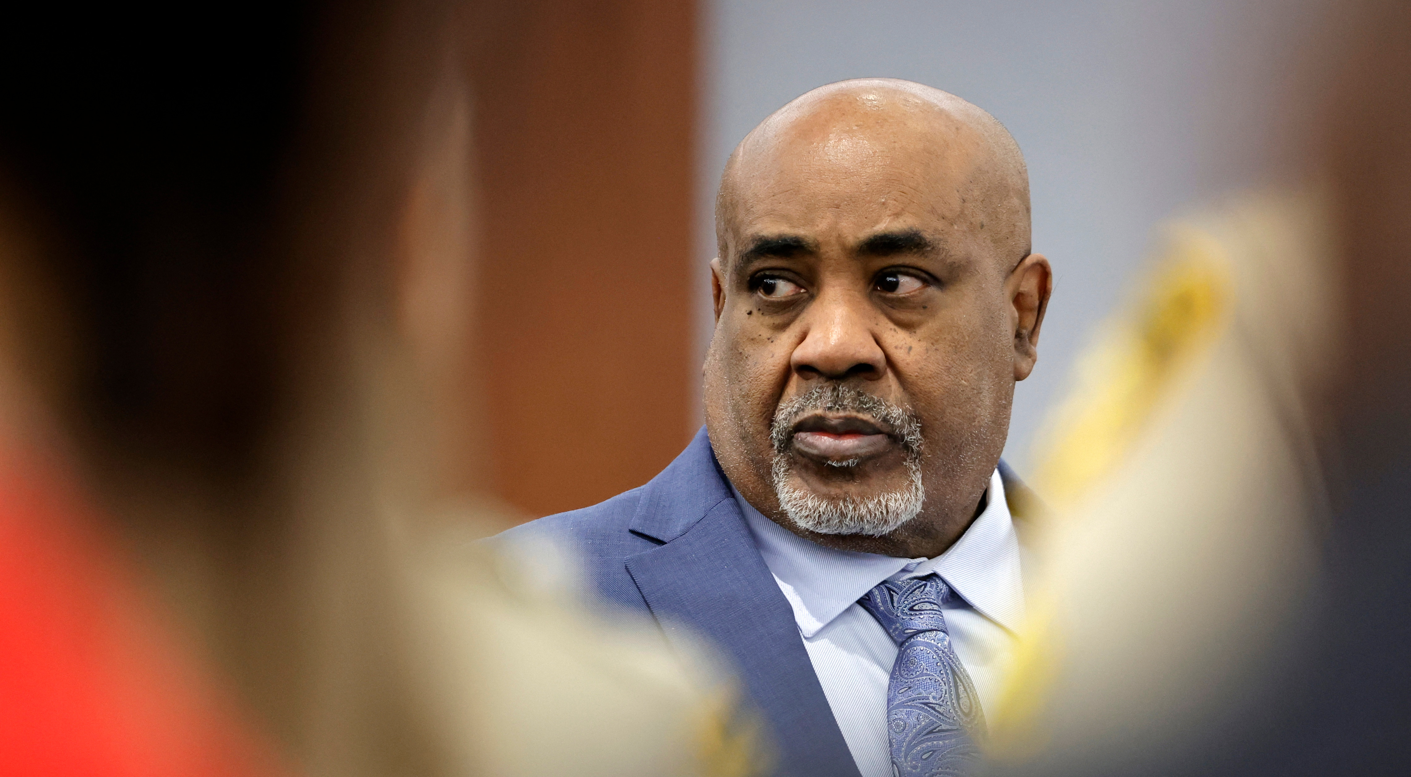 Duane 'Keffe D' Davis appears in court in the trial for the murder of 2Pac/Tupac Shakur.