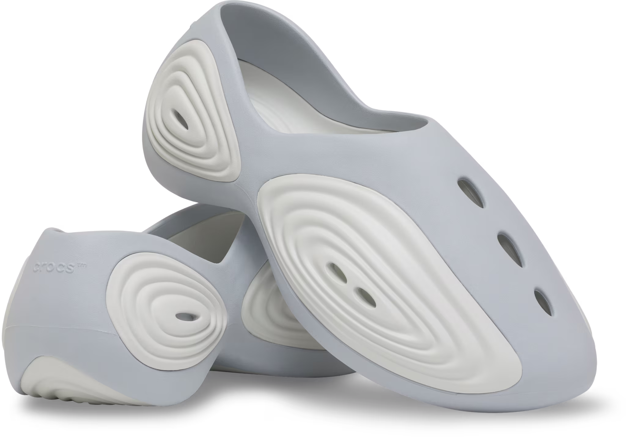'Steel Moonlight' Crocs Ripple