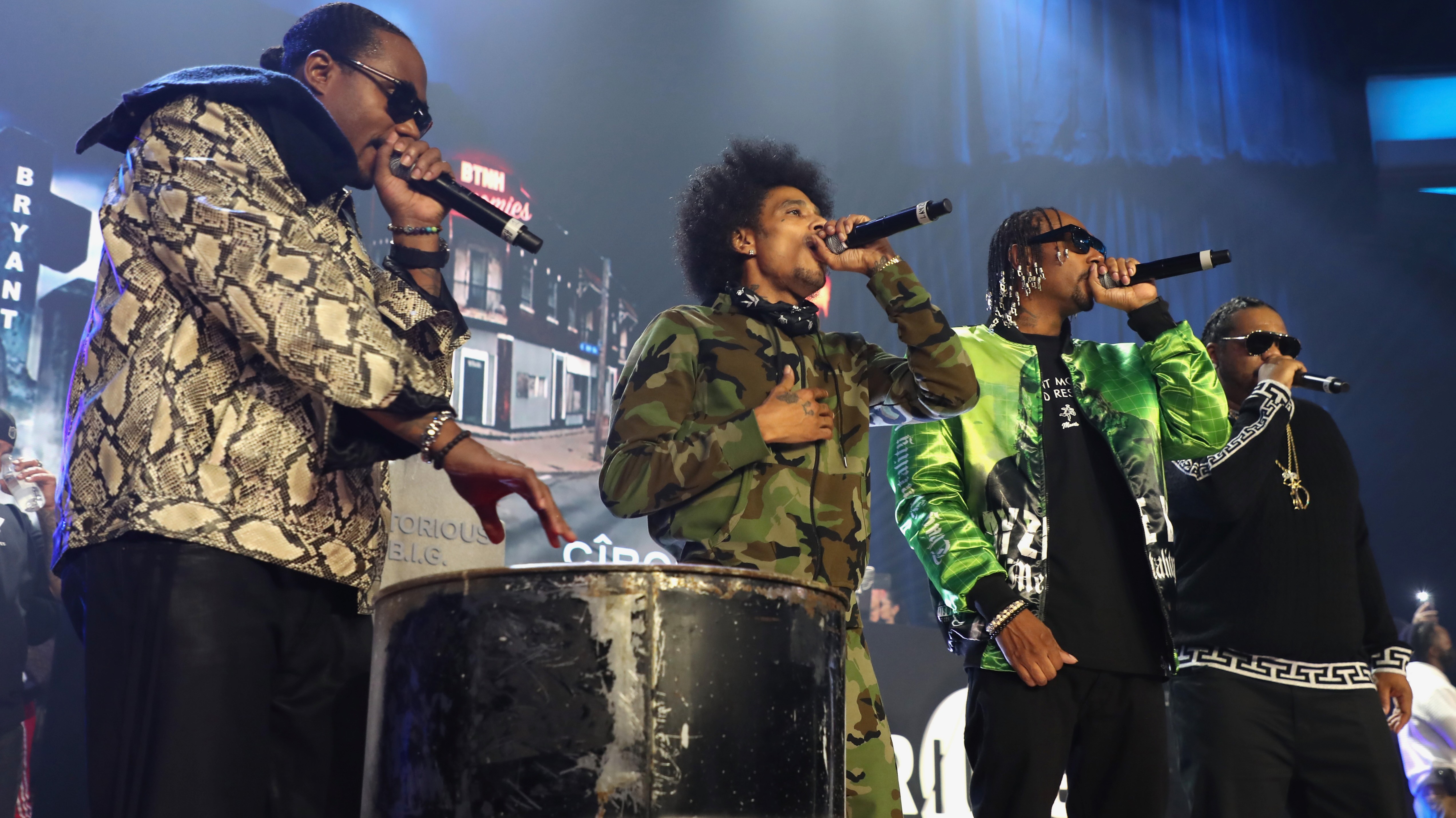 Bone Thugs-N-Harmony (L-R): Flesh-N-Bone, Layzie Bone, Krayzie Bone and Wish Bone.
