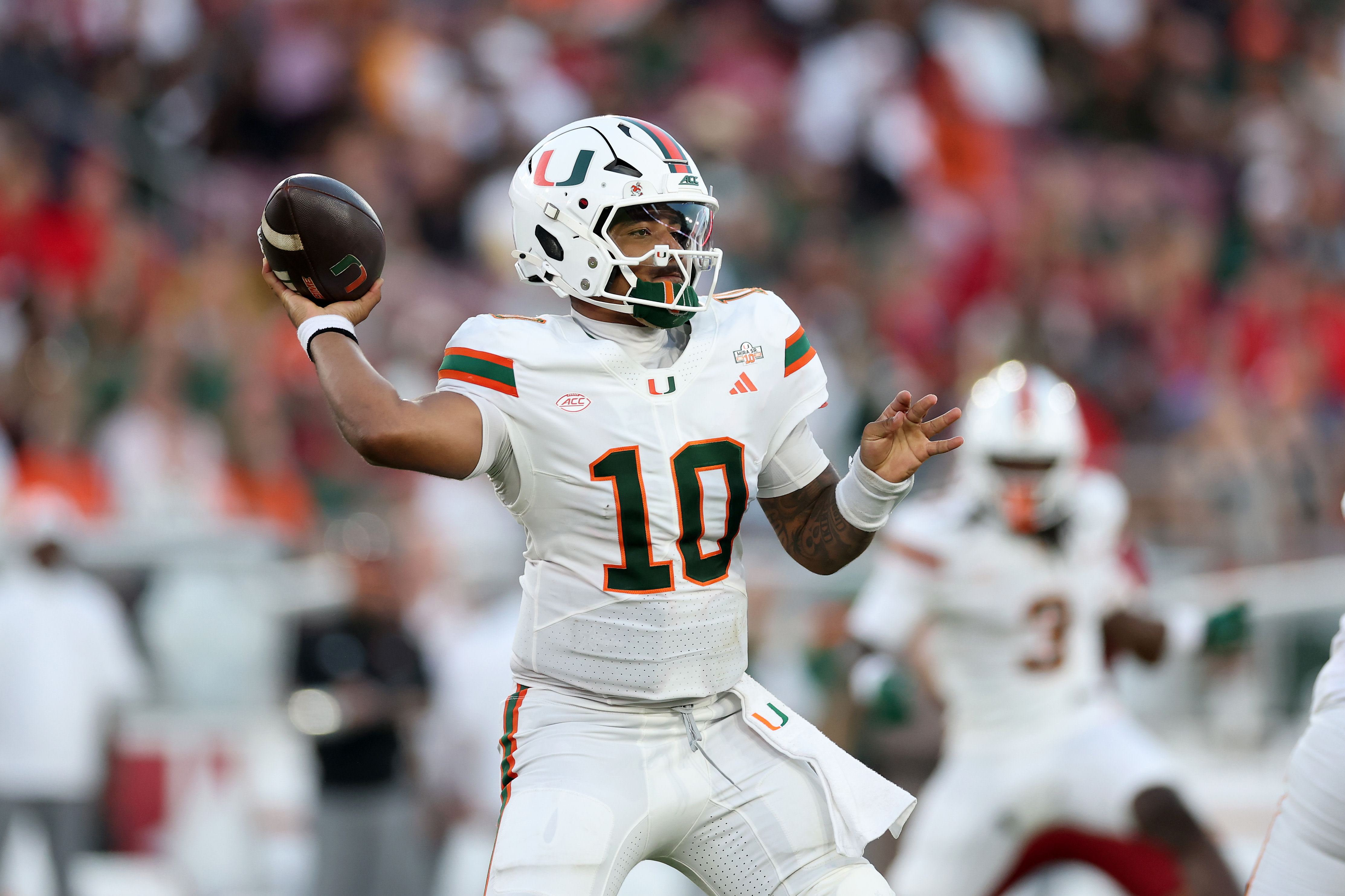 Miami QB Danian Mensah Heisman odds 2027 NFL Mock Draft