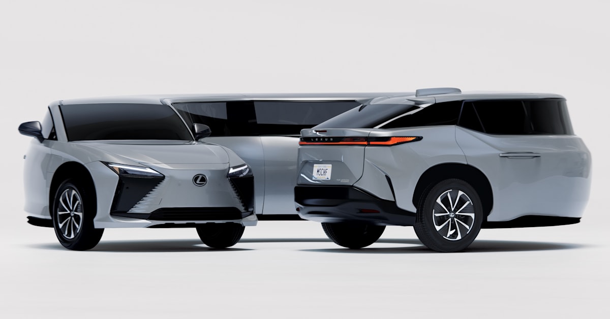 MSCHF Turn Two Lexus EVs Into Mind-Bending ‘MOTOMORPHOSIS’ Sculpture