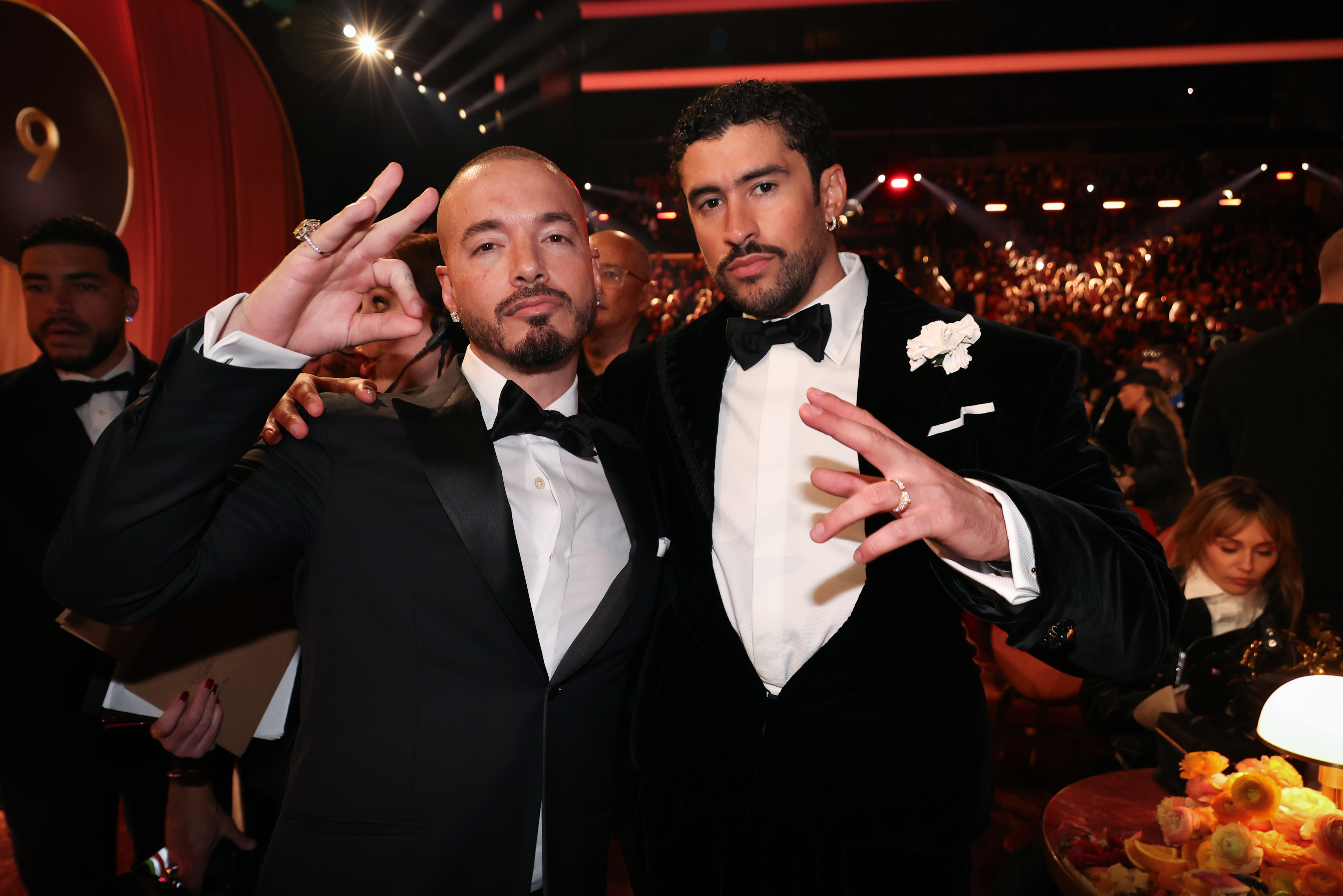 J Balvin & Bad Bunny at the Grammys